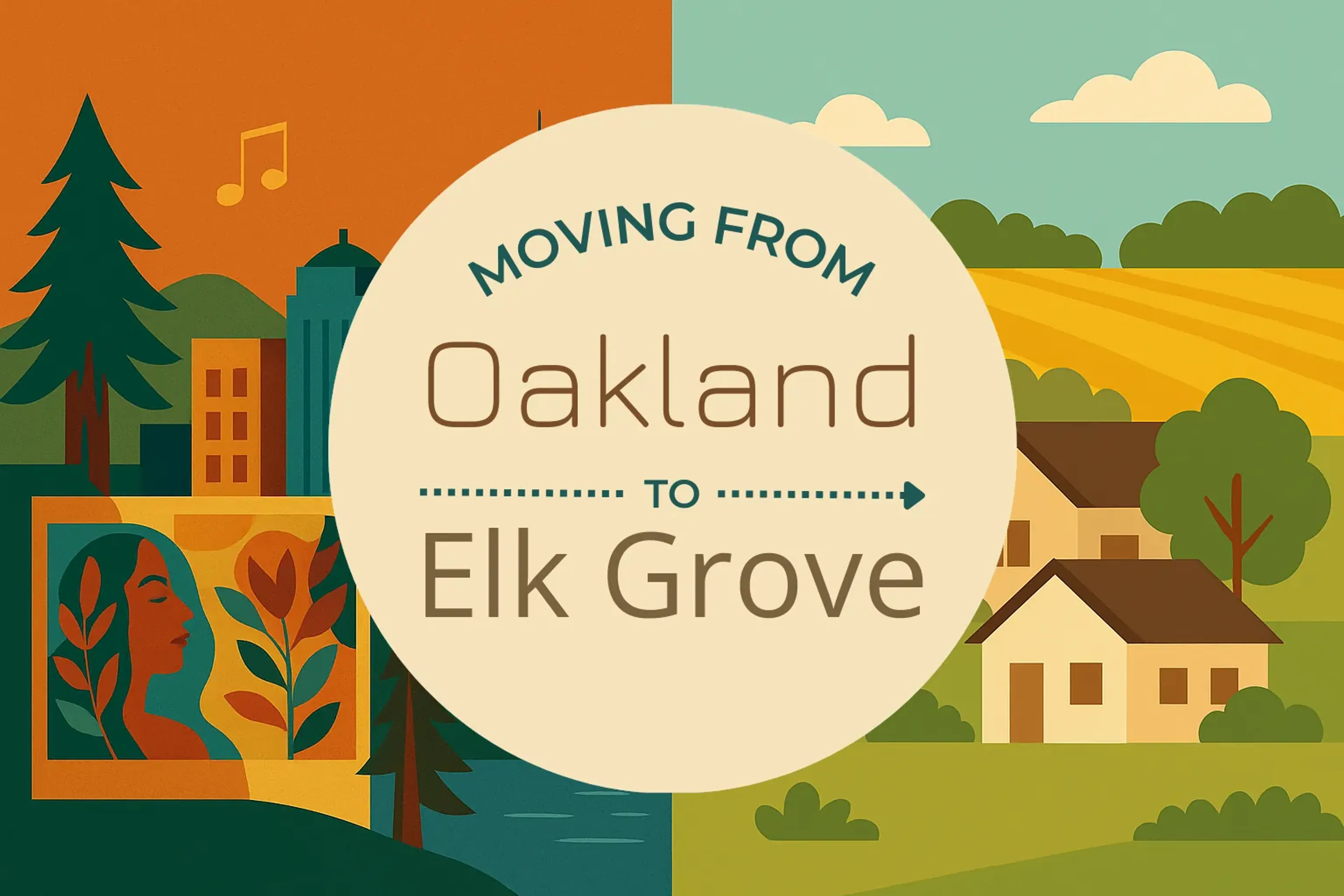 Side-by-side comparison of Oakland to Elk Grove moving companies
