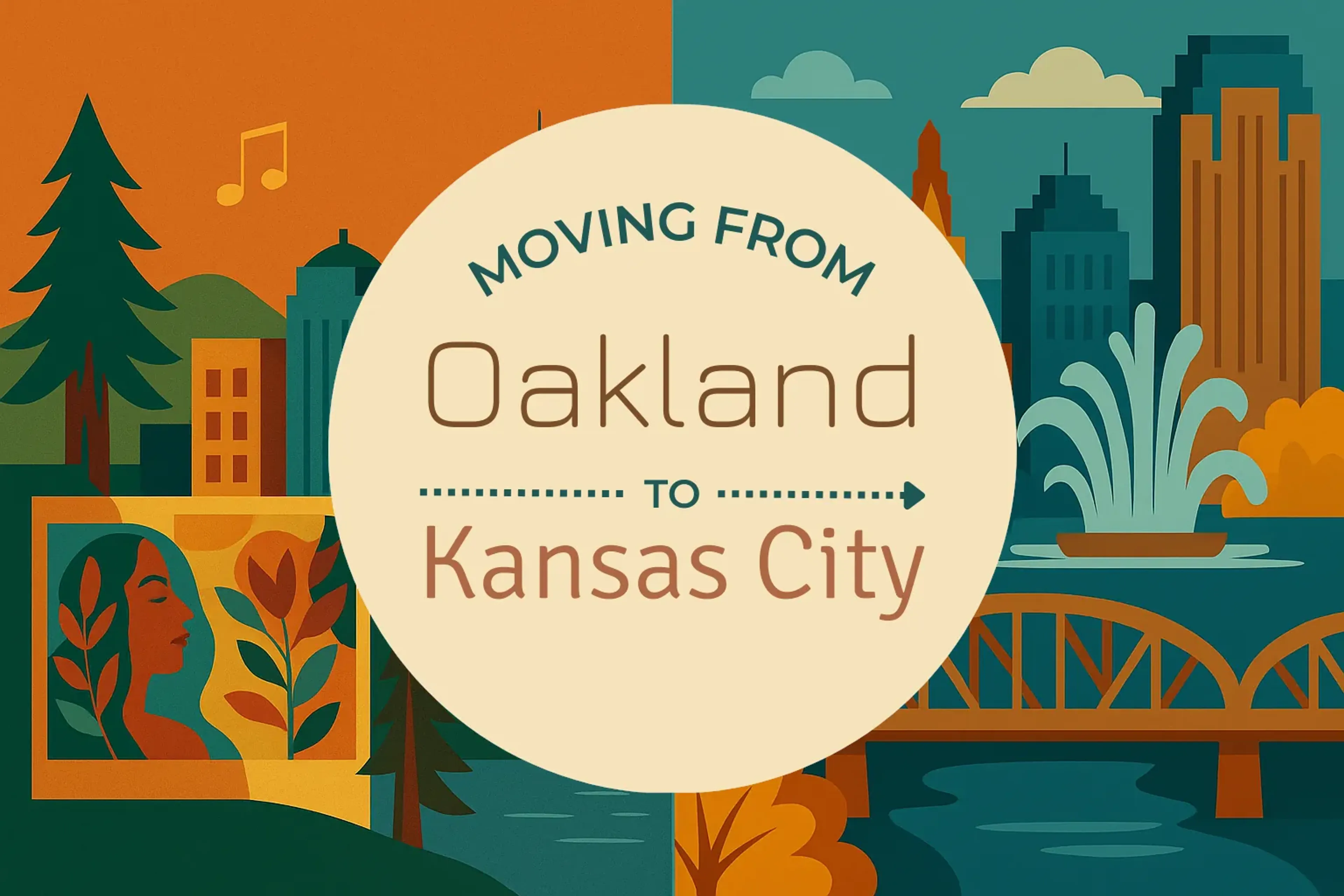 Side-by-side comparison of Oakland to Kansas City moving companies