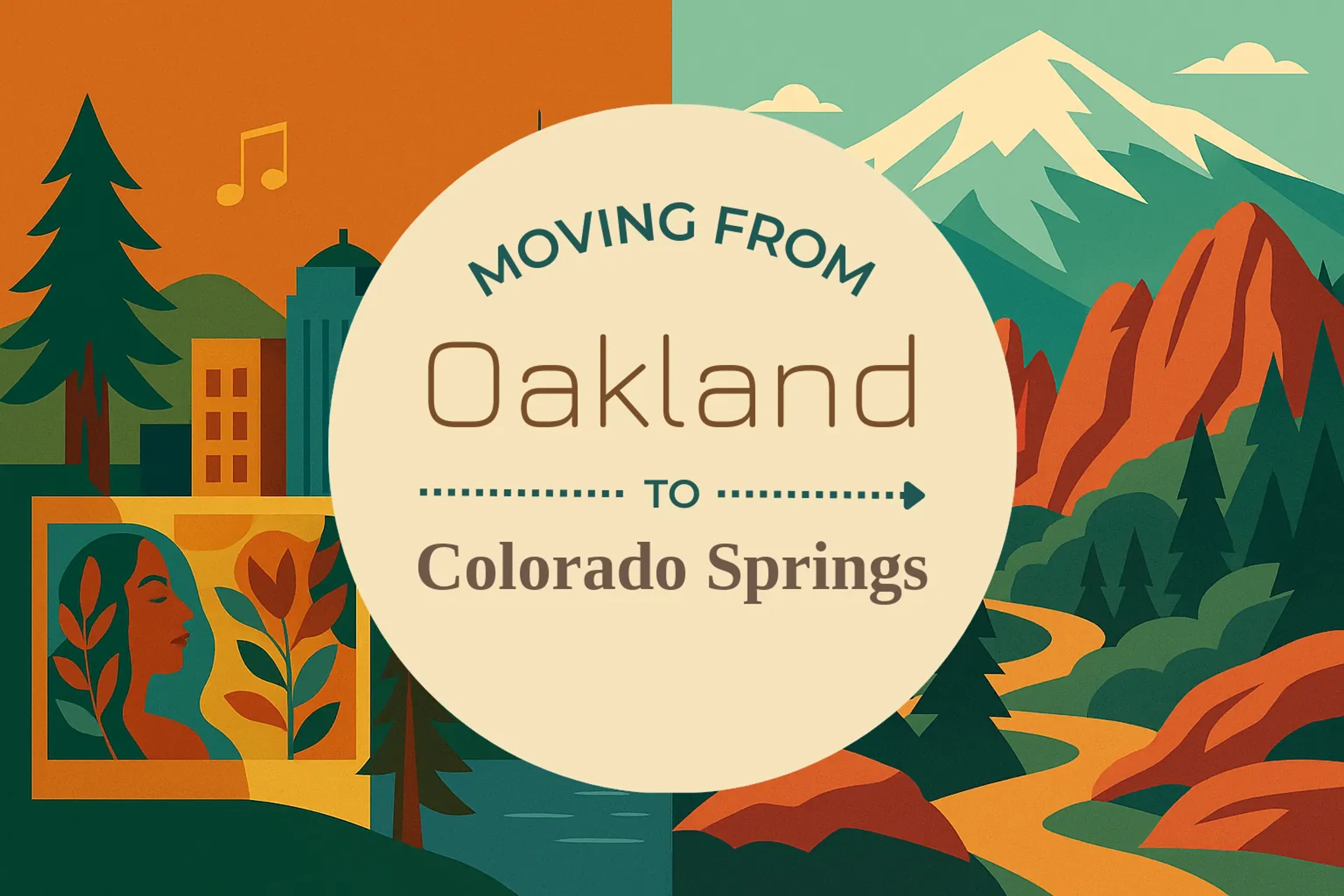 Side-by-side comparison of Oakland to Colorado Springs moving companies