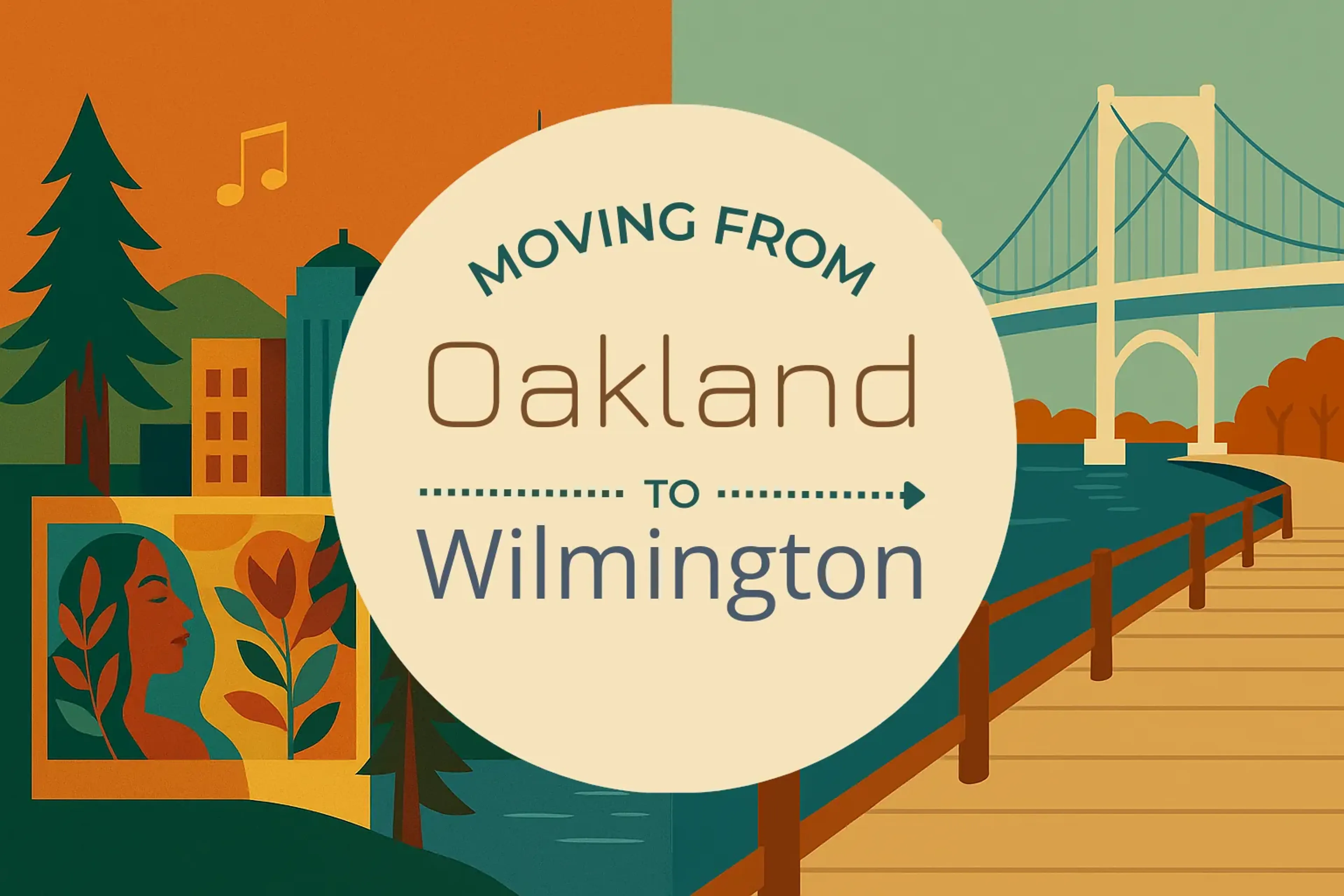 Side-by-side comparison of Oakland to Wilmington moving companies