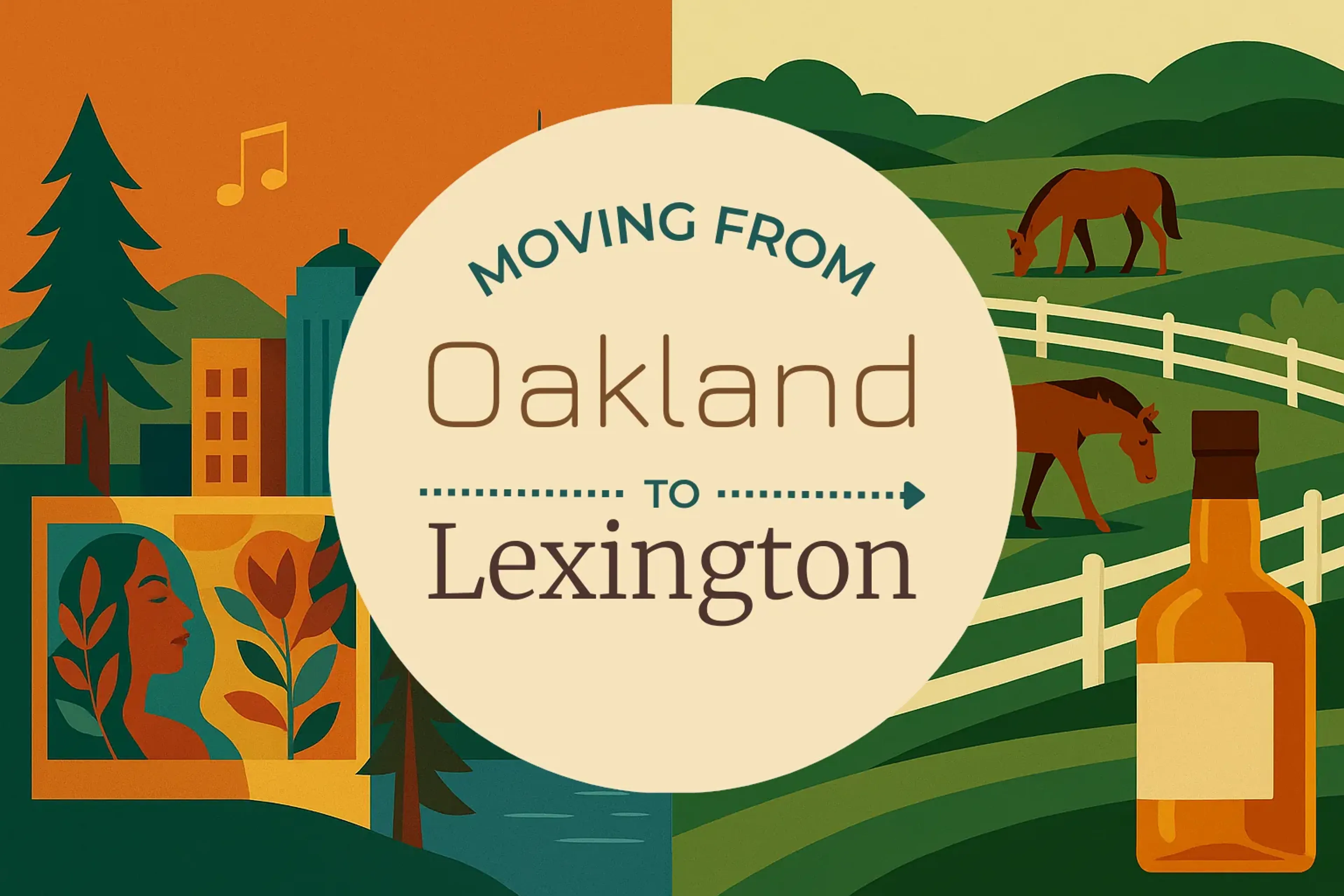 Side-by-side comparison of Oakland to Lexington moving companies