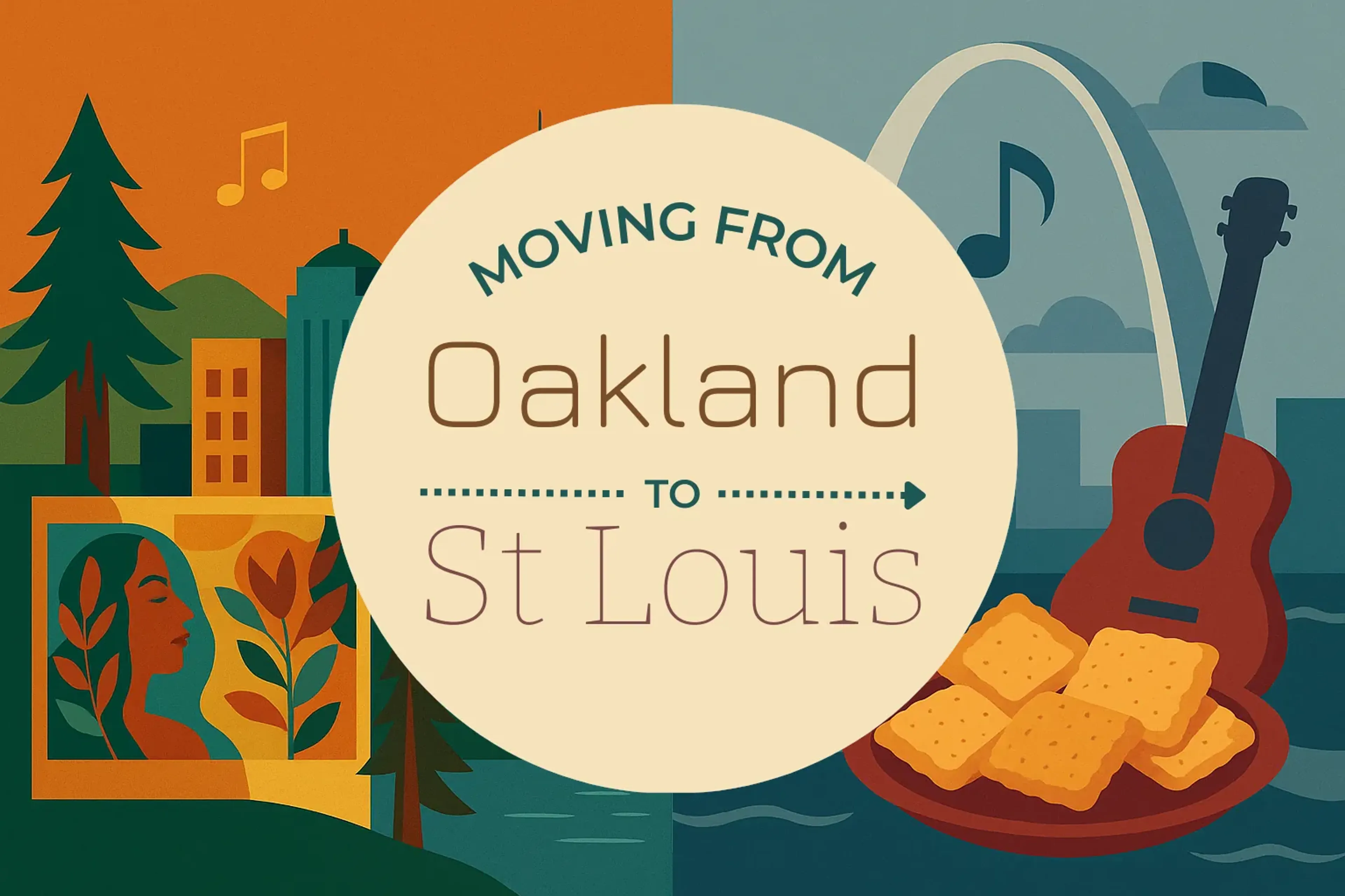 Side-by-side comparison of Oakland to St. Louis moving companies