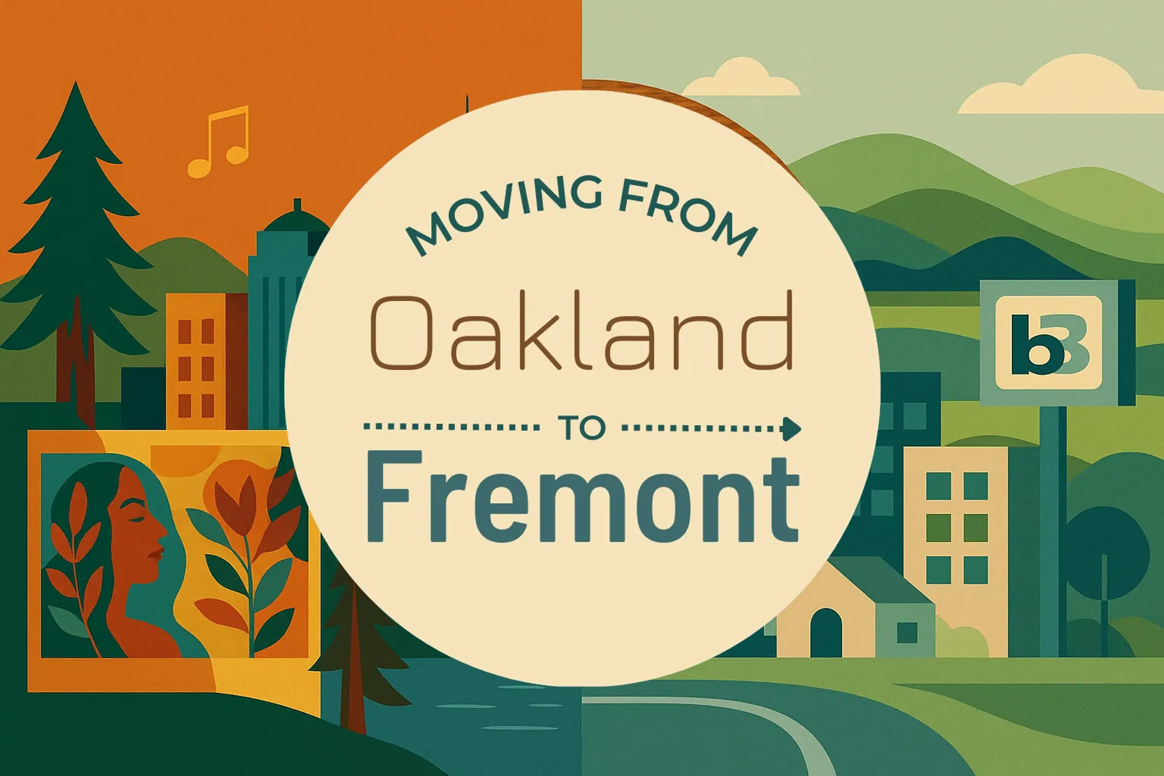 Side-by-side comparison of Oakland to Fremont moving companies