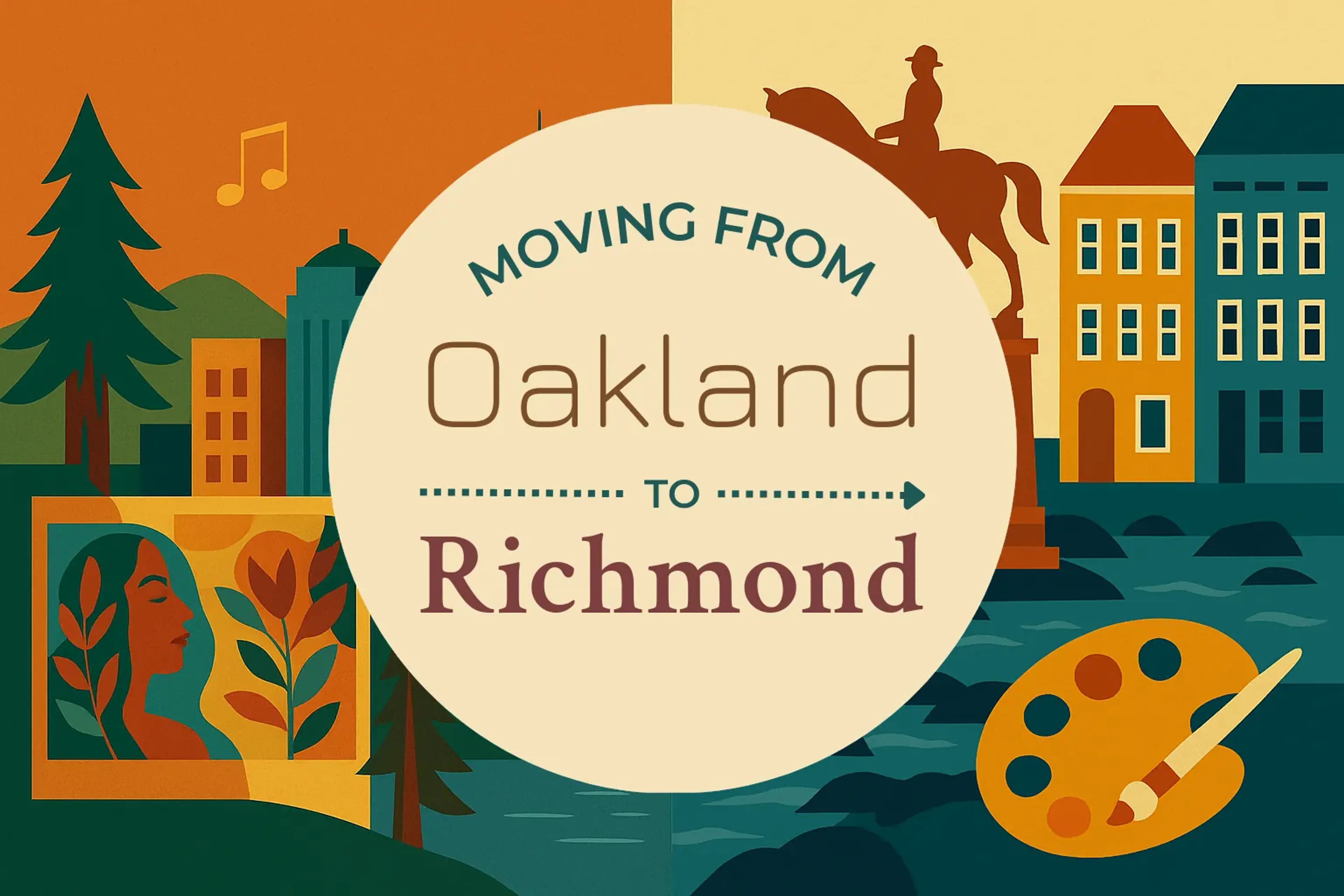 Side-by-side comparison of Oakland to Richmond moving companies