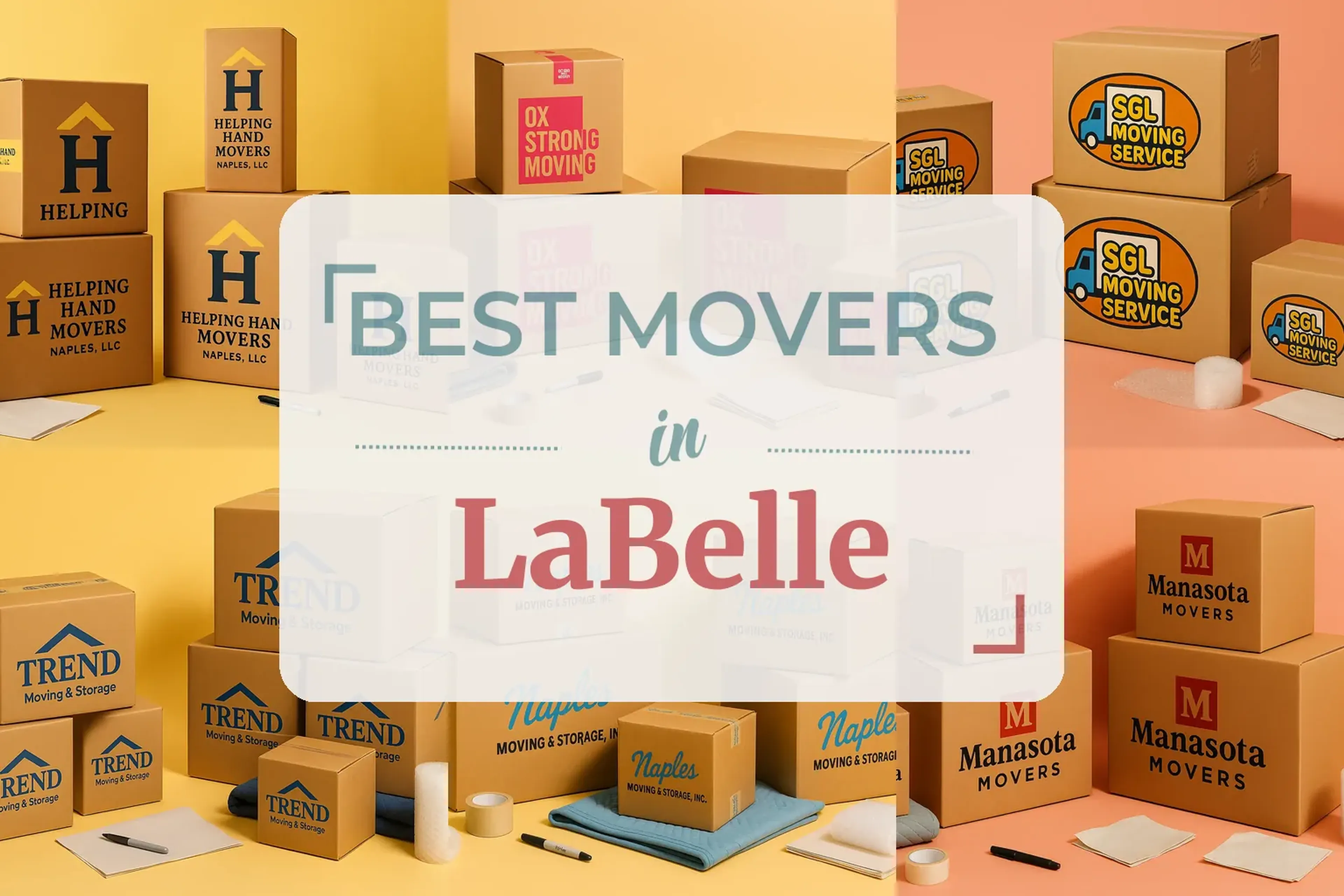 Side-by-side comparison of LaBelle moving companies