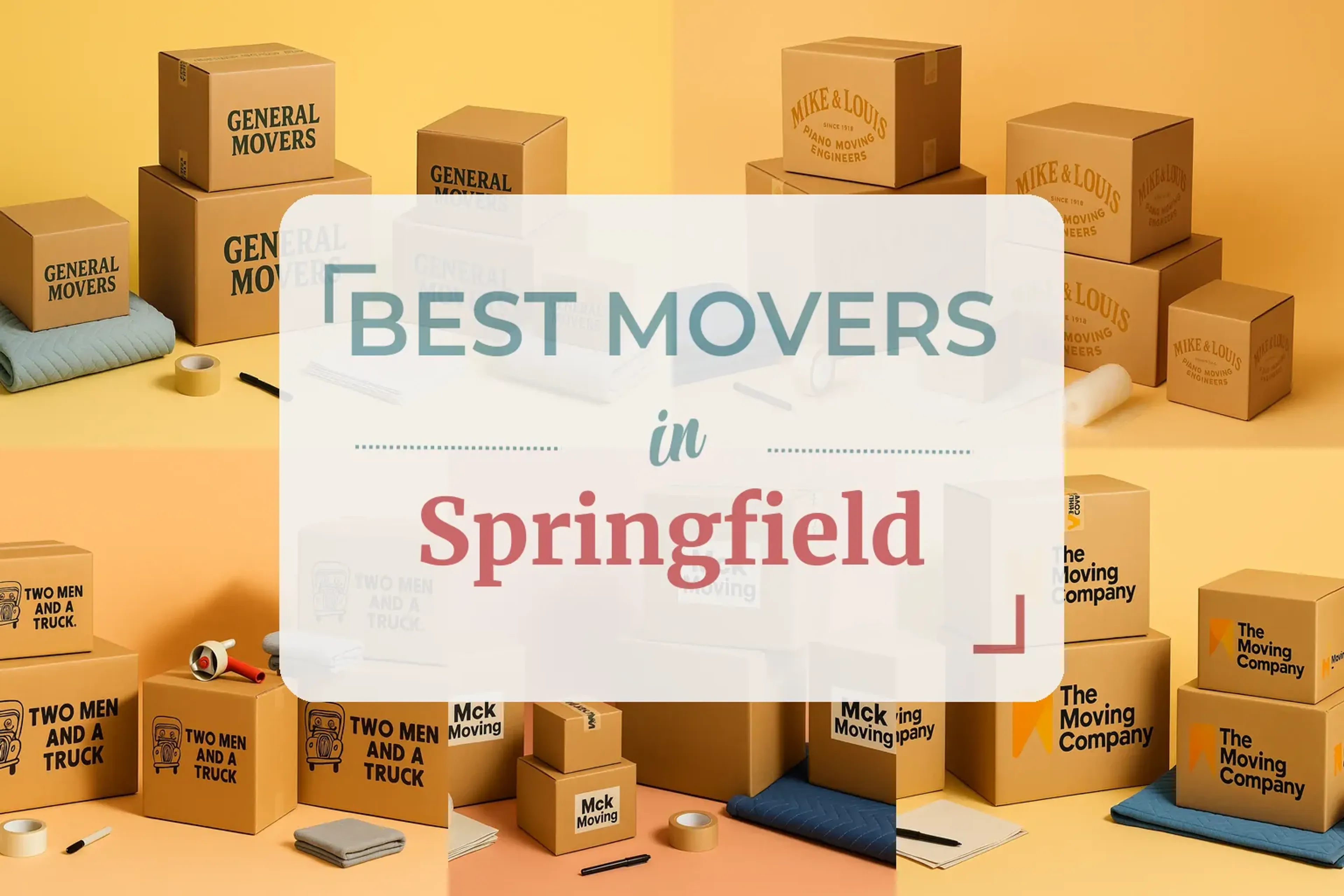 Side-by-side comparison of Springfield moving companies