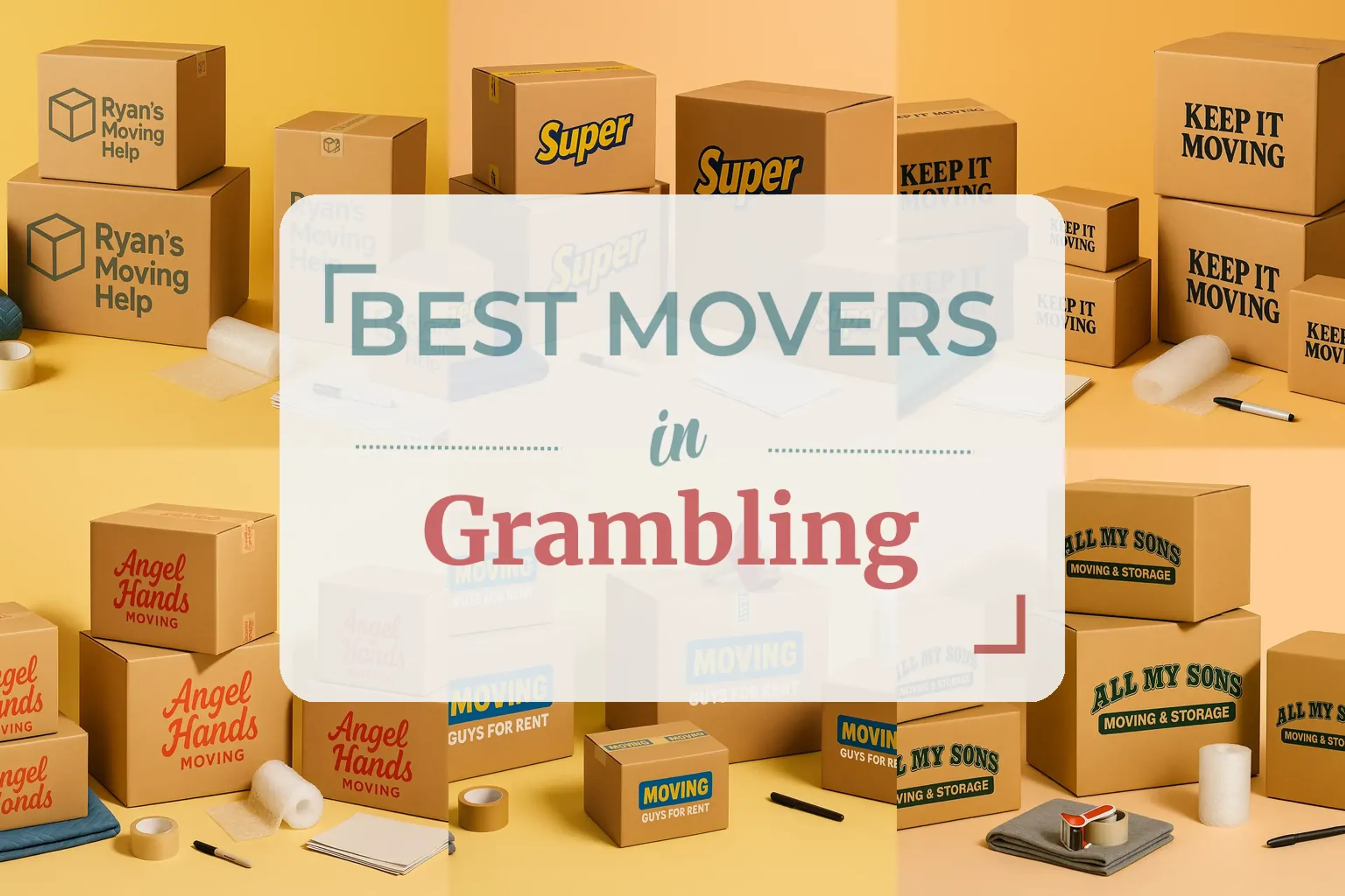 Side-by-side comparison of Grambling moving companies