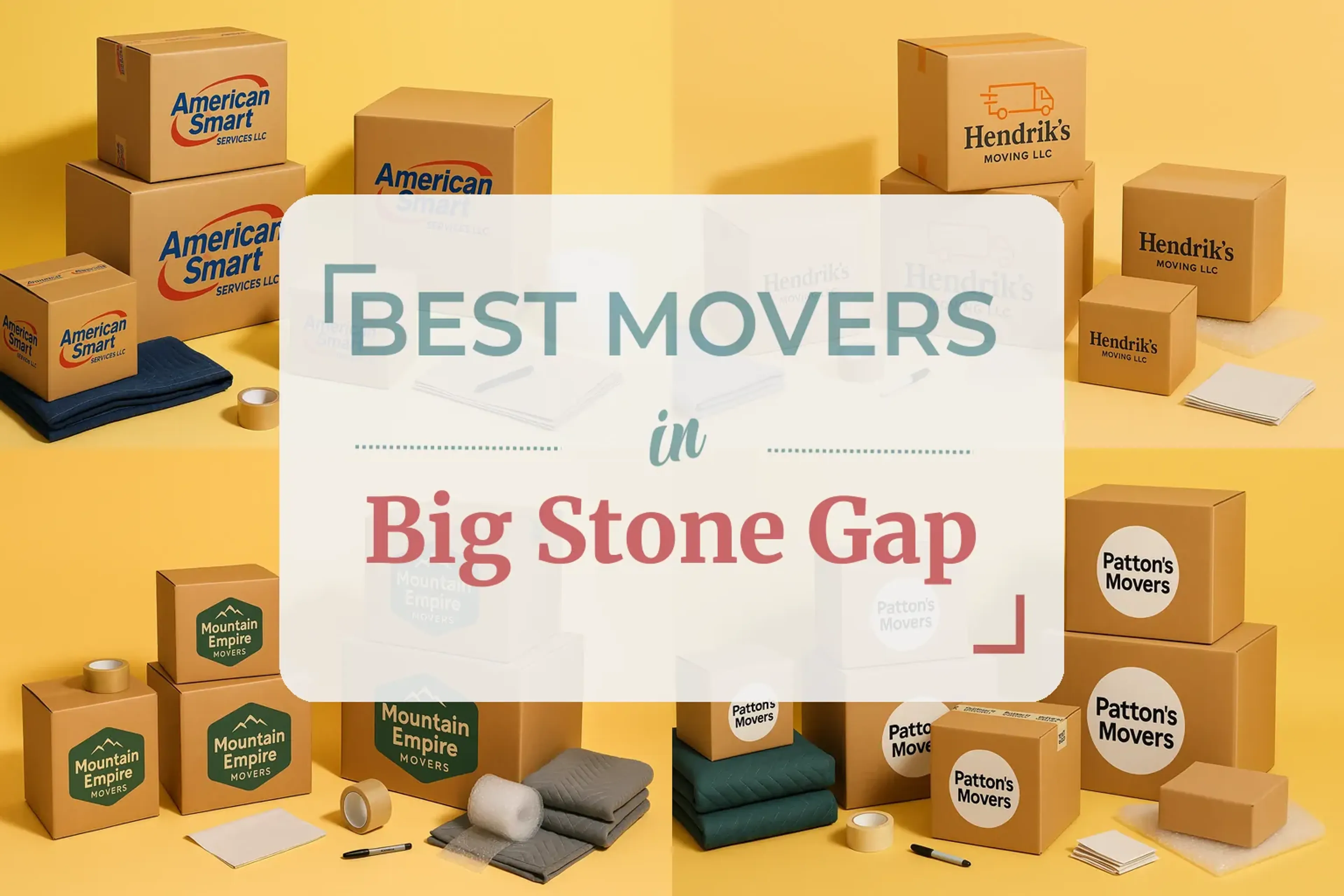Side-by-side comparison of Big Stone Gap moving companies