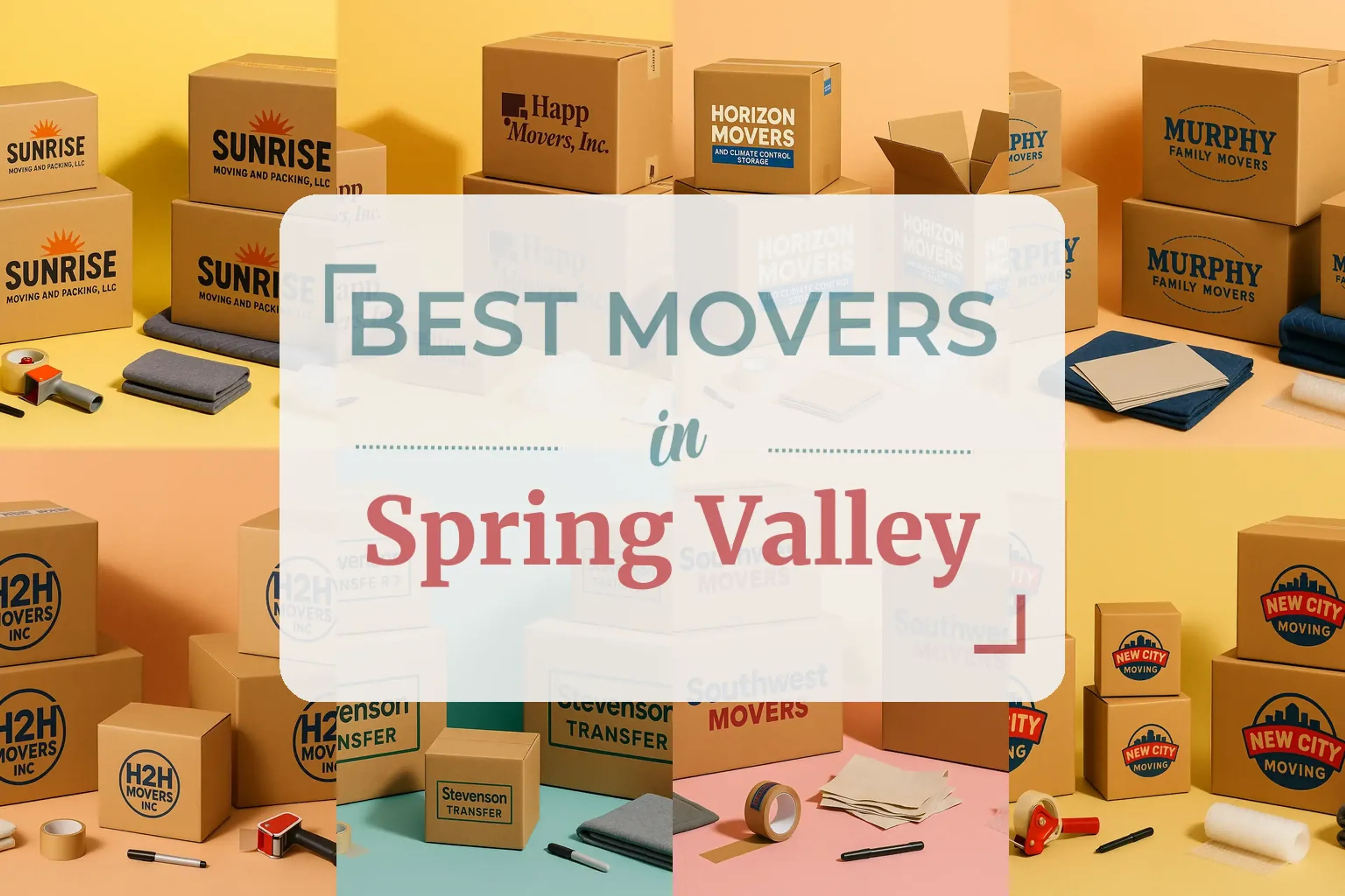 Side-by-side comparison of Spring Valley moving companies