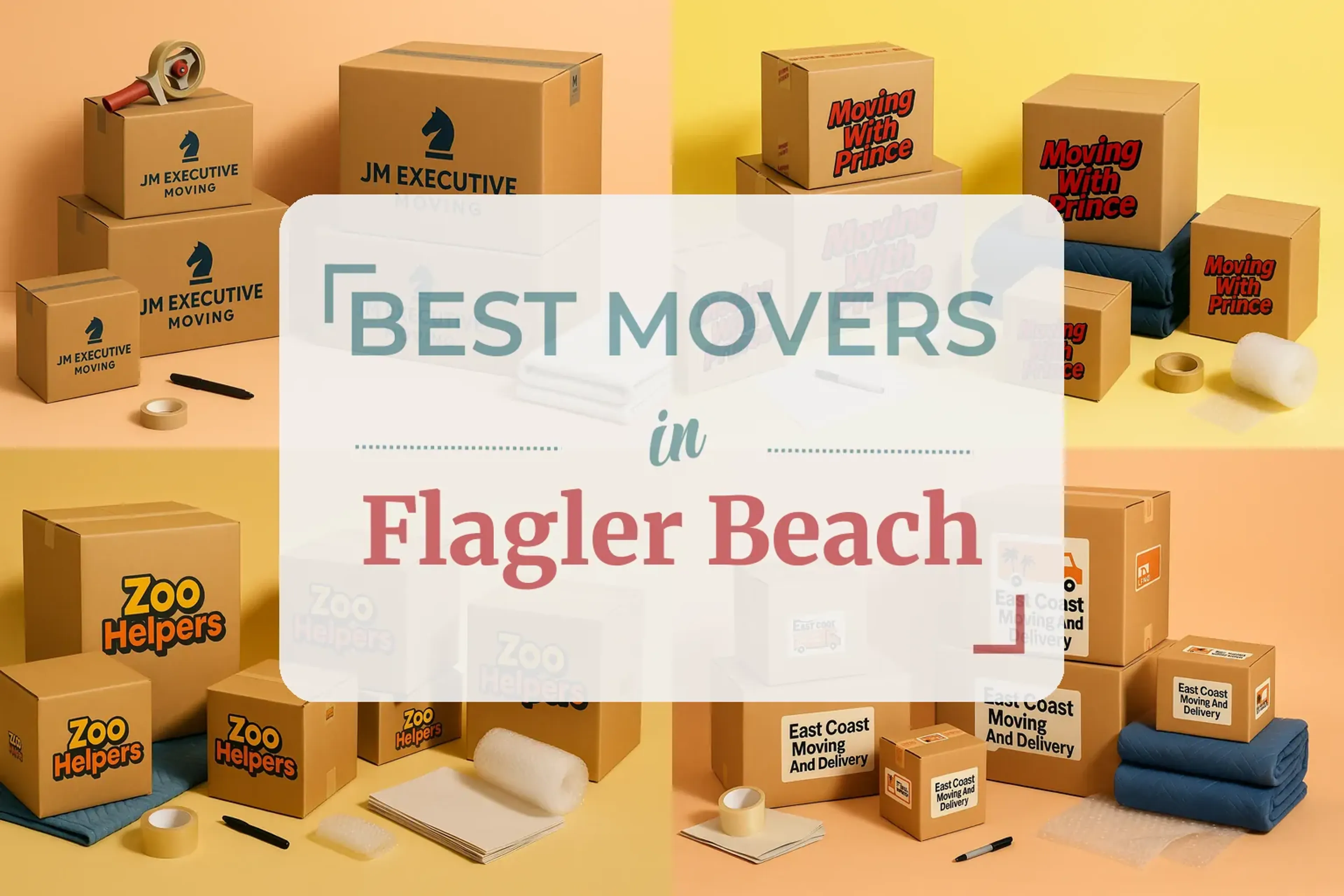Side-by-side comparison of Flagler Beach moving companies