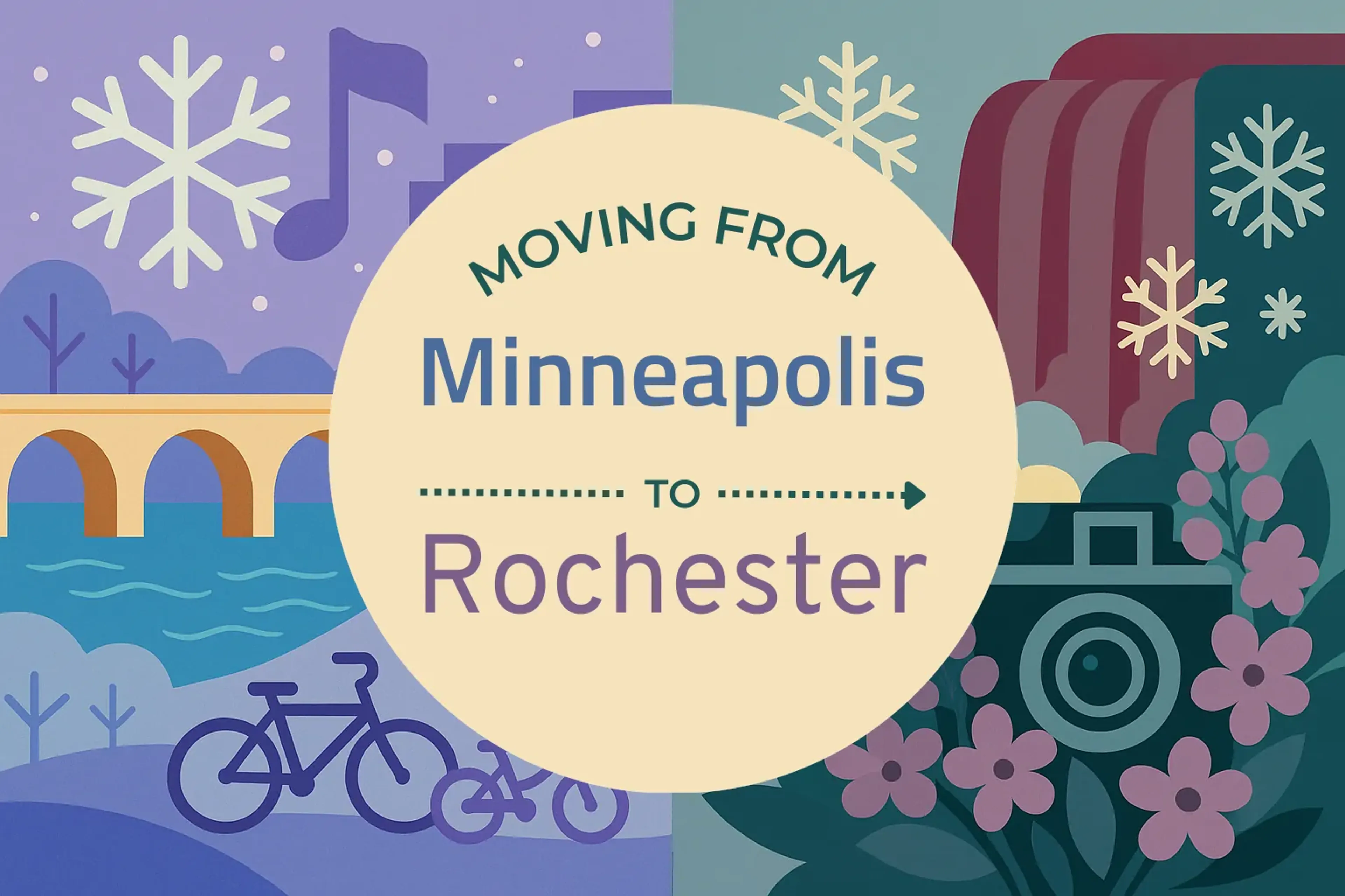 Side-by-side comparison of Minneapolis to Rochester moving companies