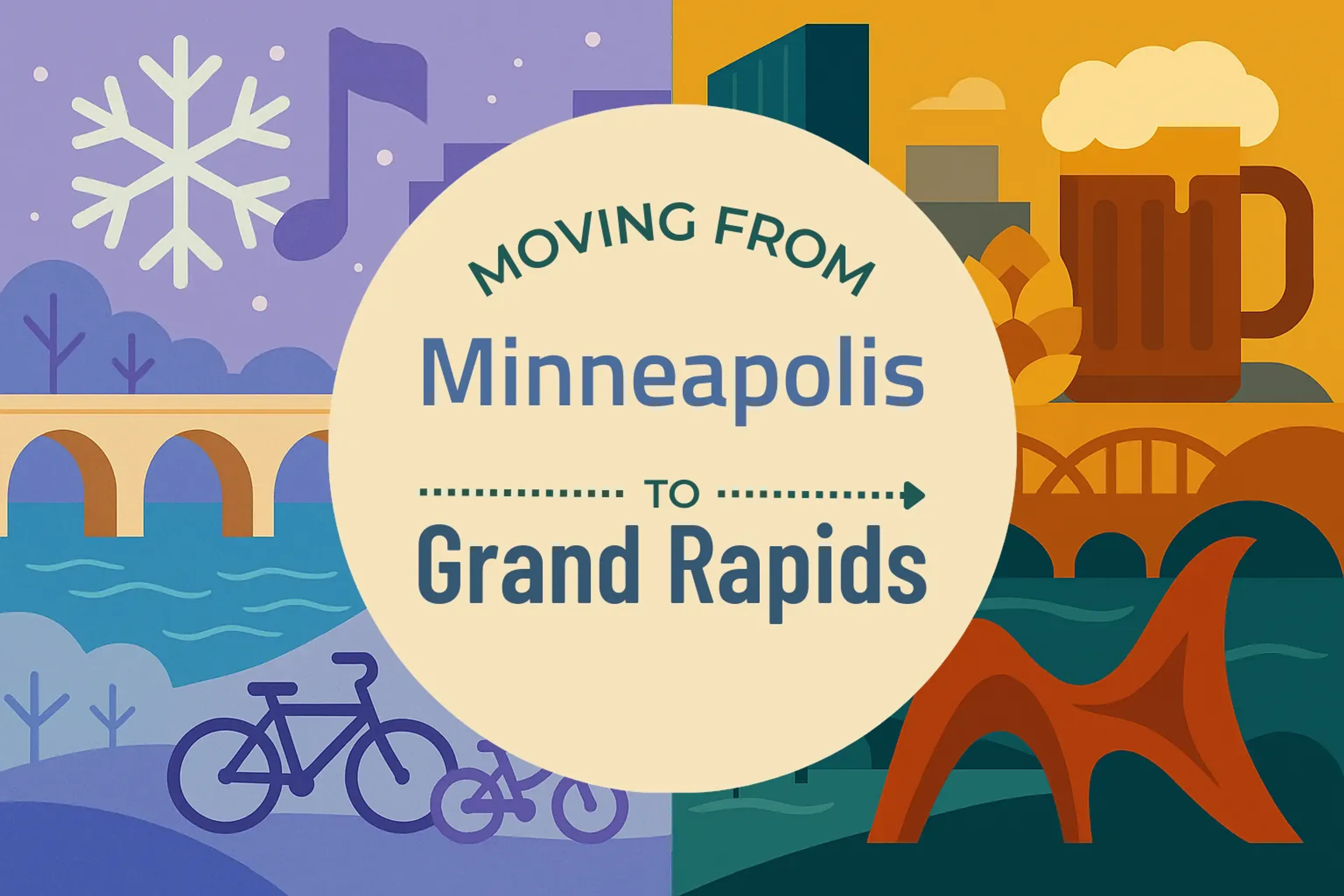 Side-by-side comparison of Minneapolis to Grand Rapids moving companies