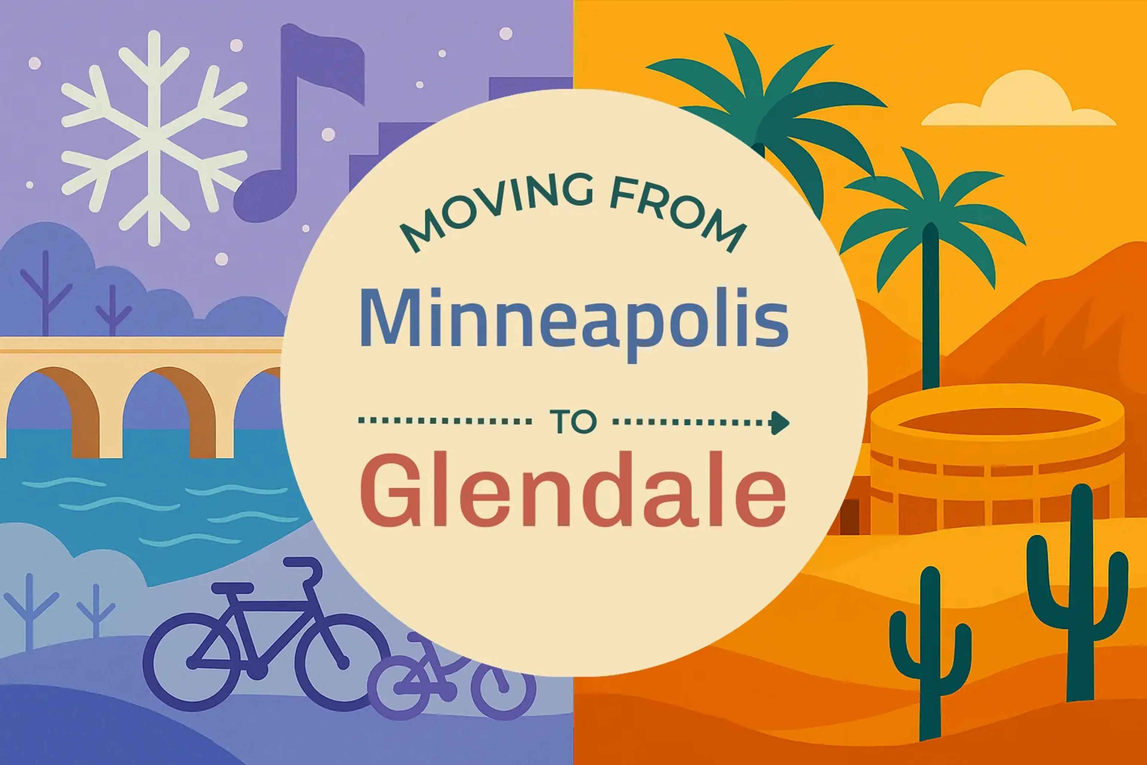 Side-by-side comparison of Minneapolis to Glendale moving companies