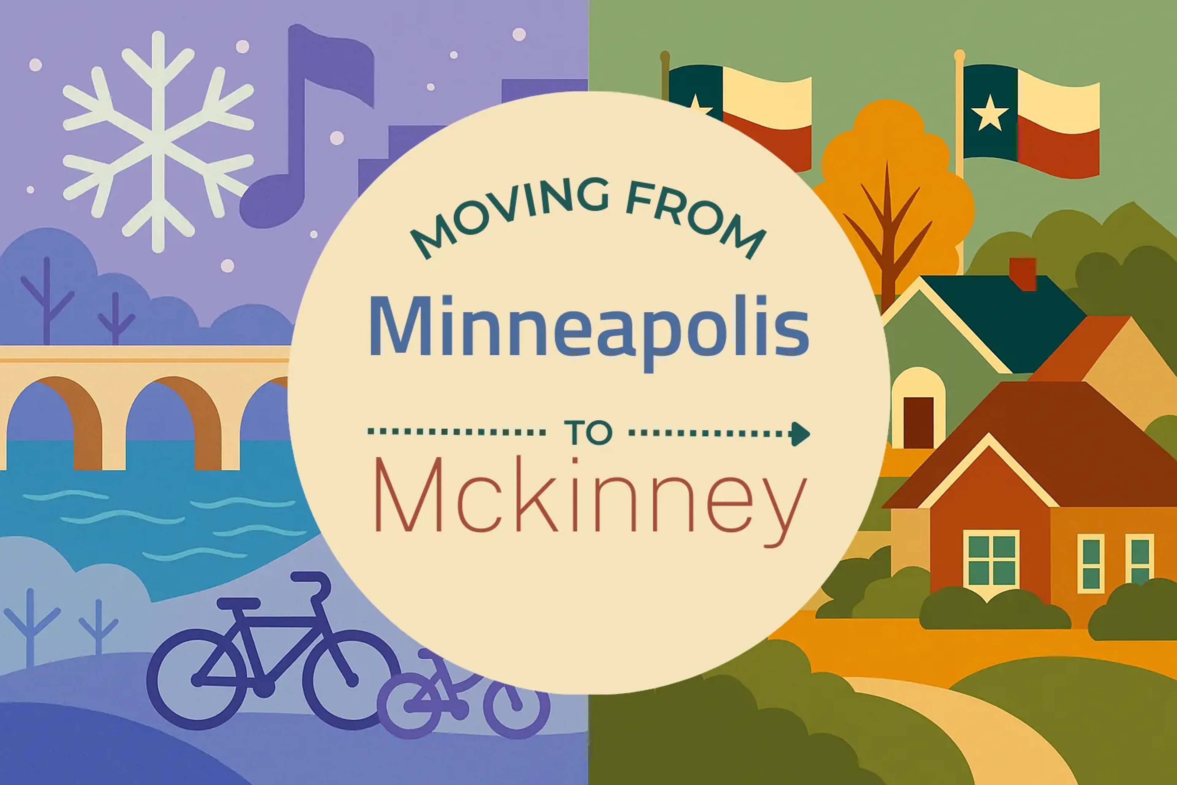 Side-by-side comparison of Minneapolis to Mckinney moving companies