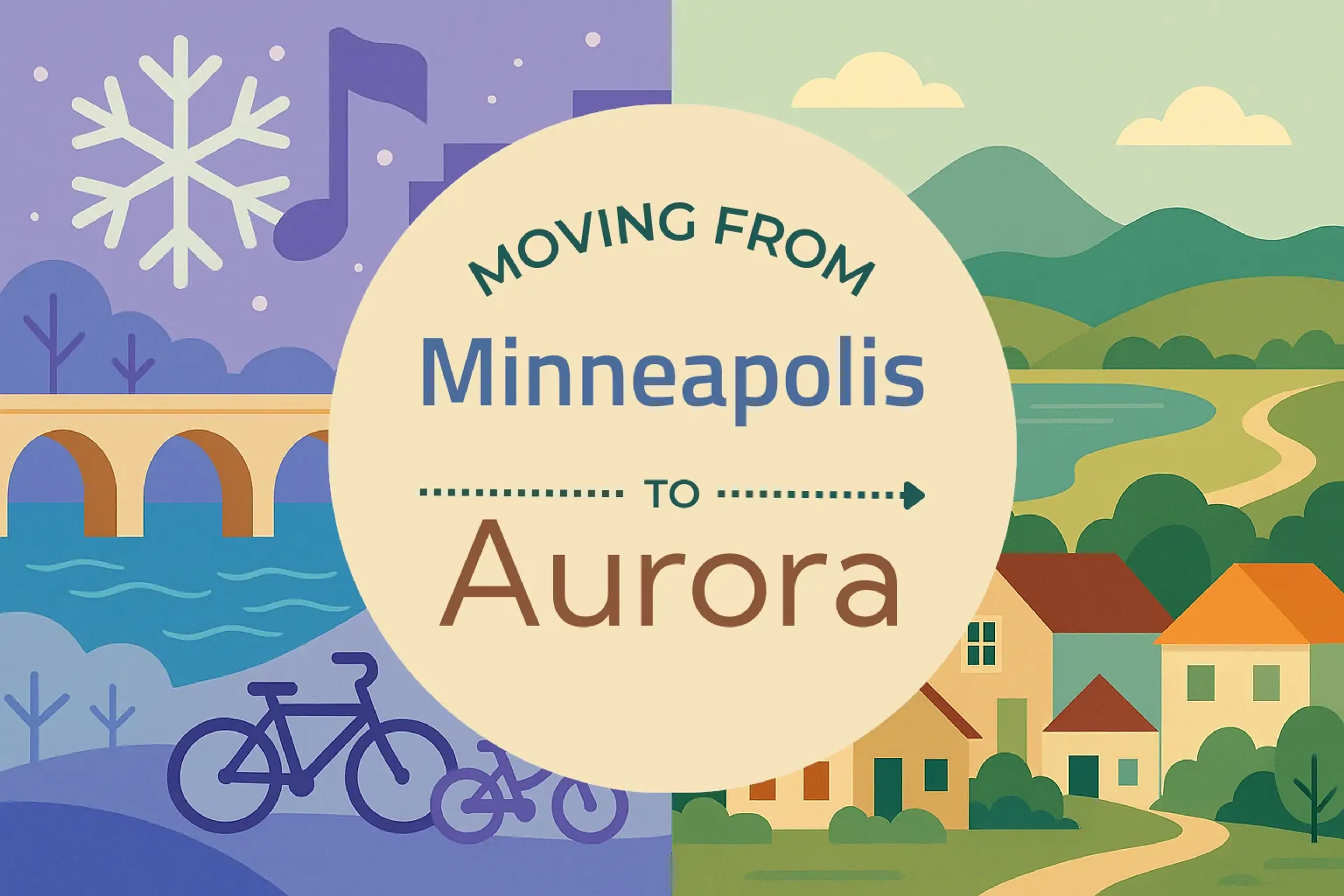 Side-by-side comparison of Minneapolis to Aurora moving companies