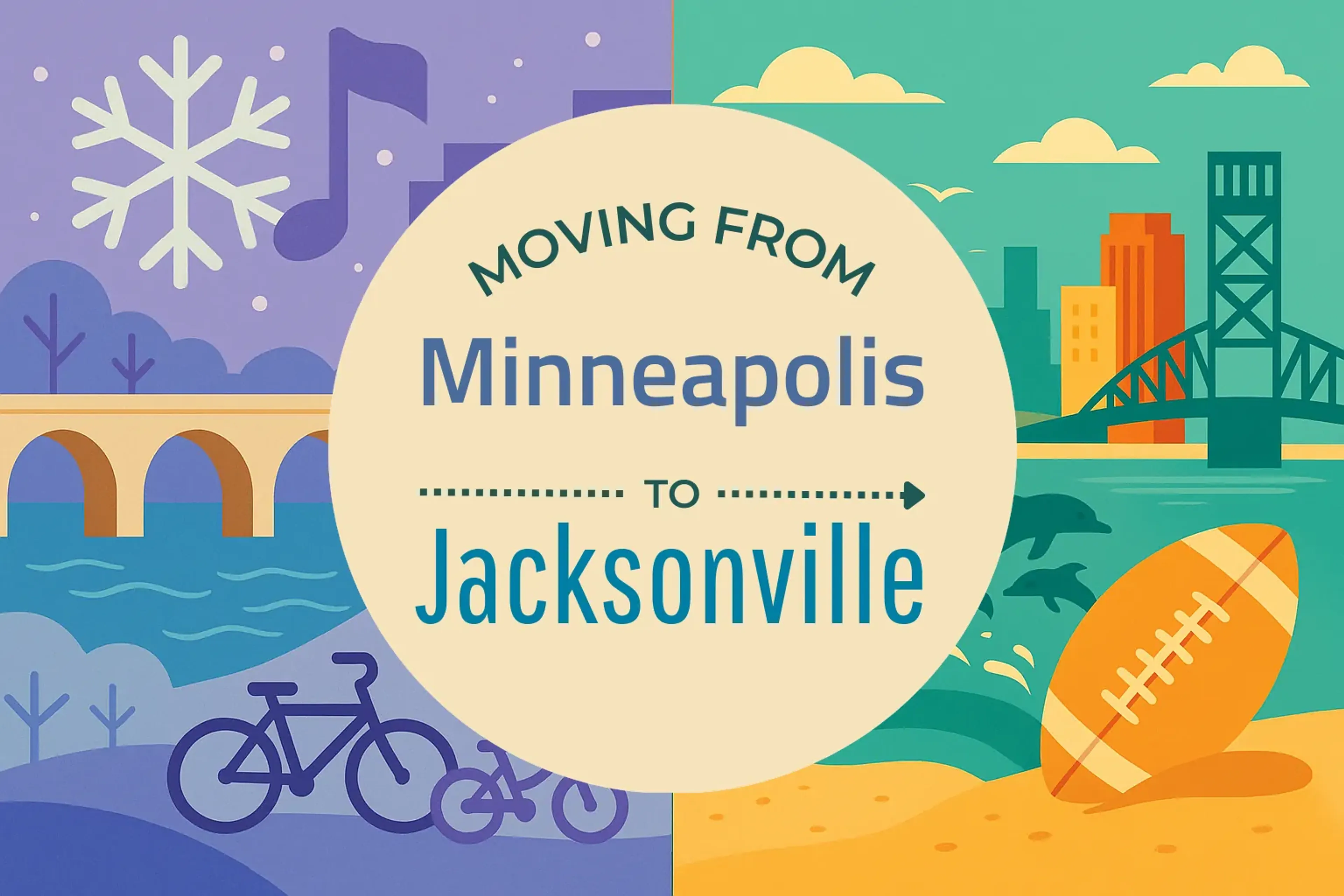 Side-by-side comparison of Minneapolis to Jacksonville moving companies