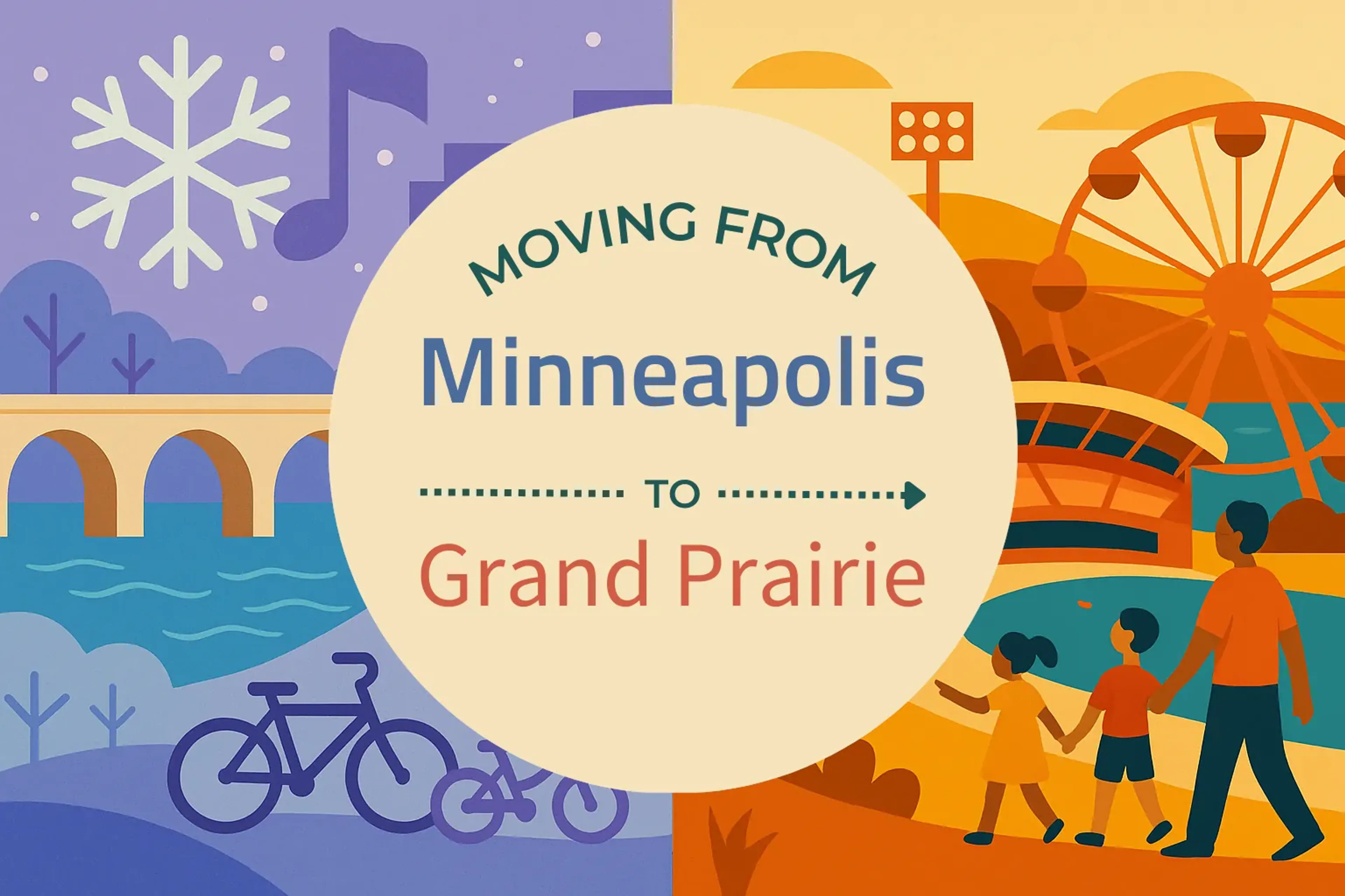 Side-by-side comparison of Minneapolis to Grand Prairie moving companies