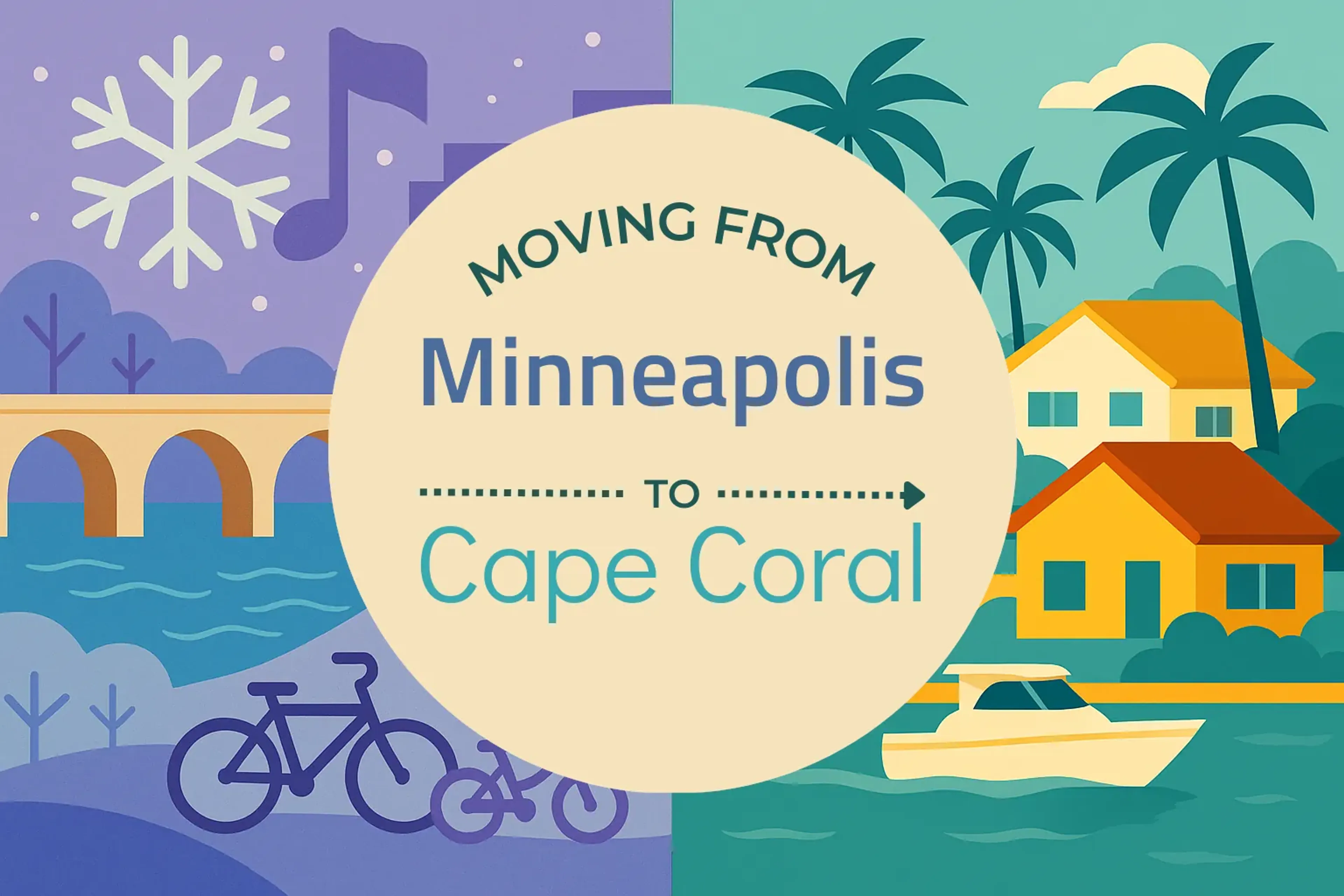 Side-by-side comparison of Minneapolis to Cape Coral moving companies