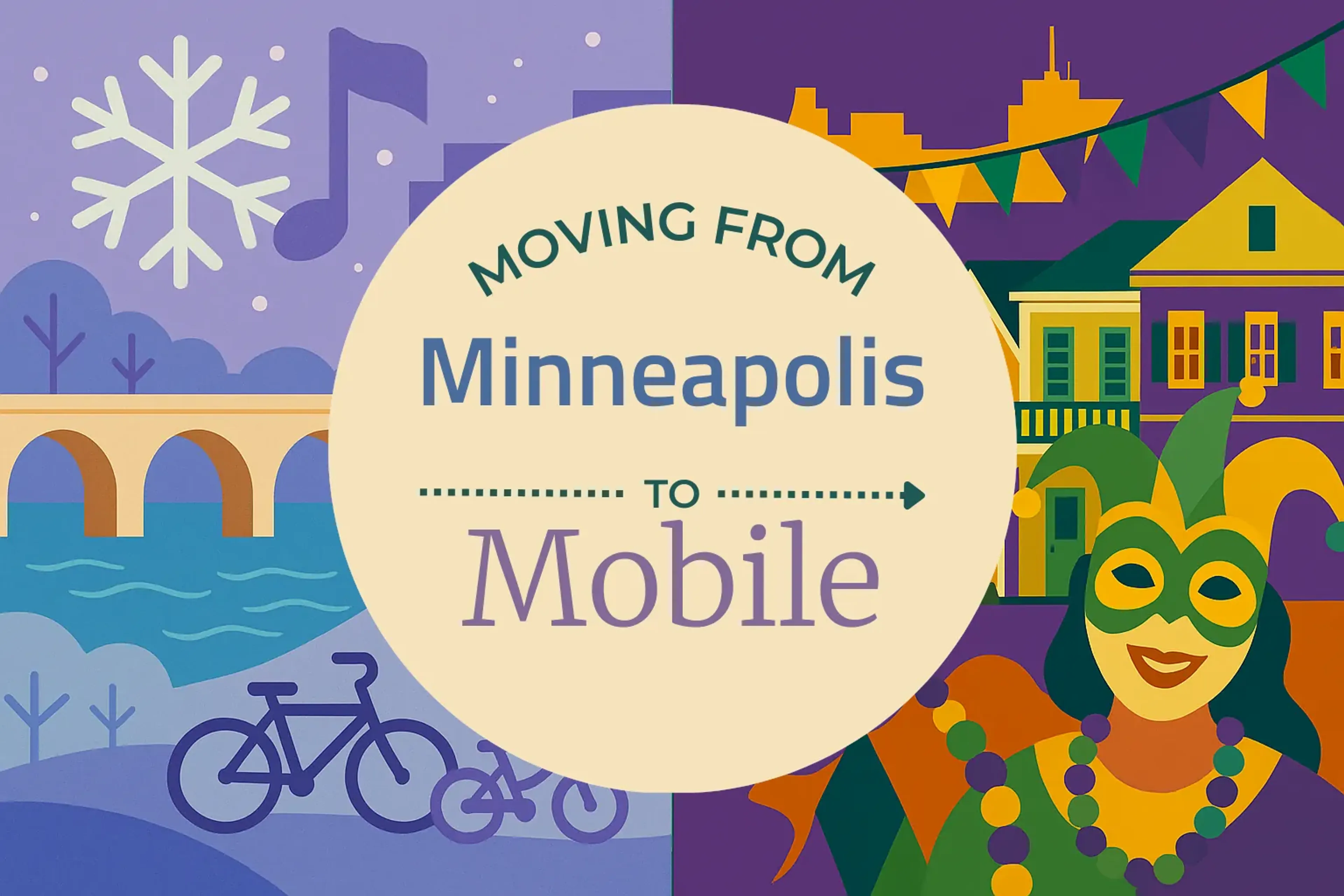 Side-by-side comparison of Minneapolis to Mobile moving companies