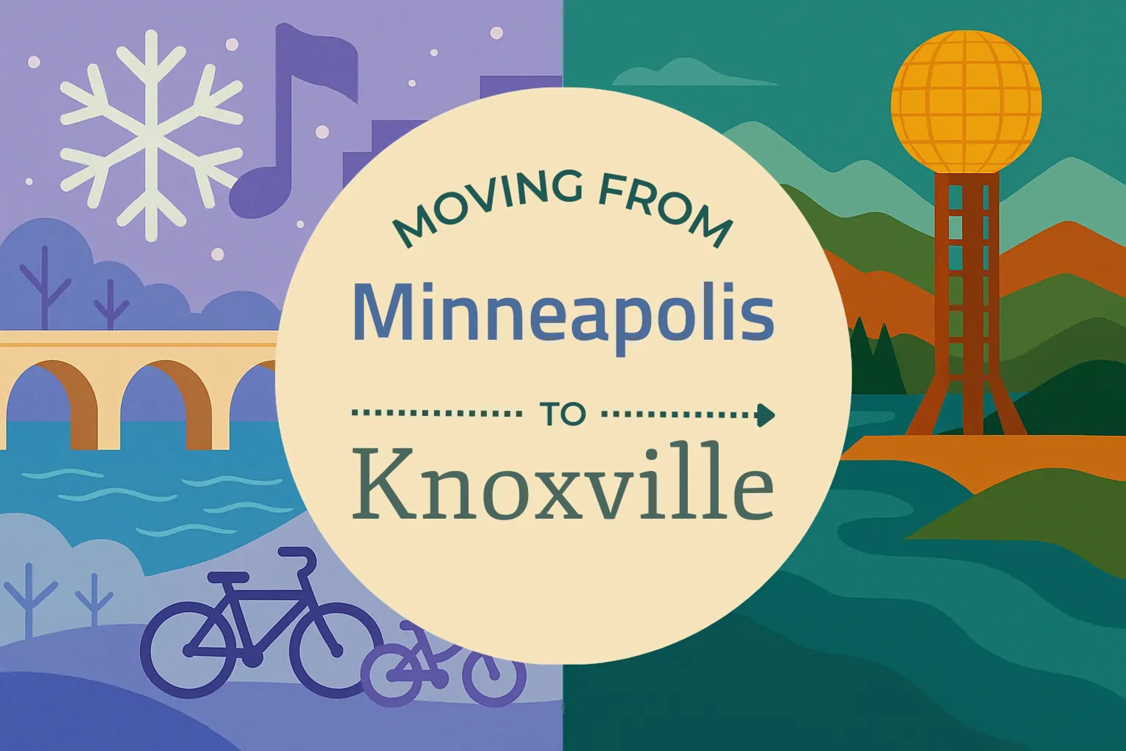 Side-by-side comparison of Minneapolis to Knoxville moving companies