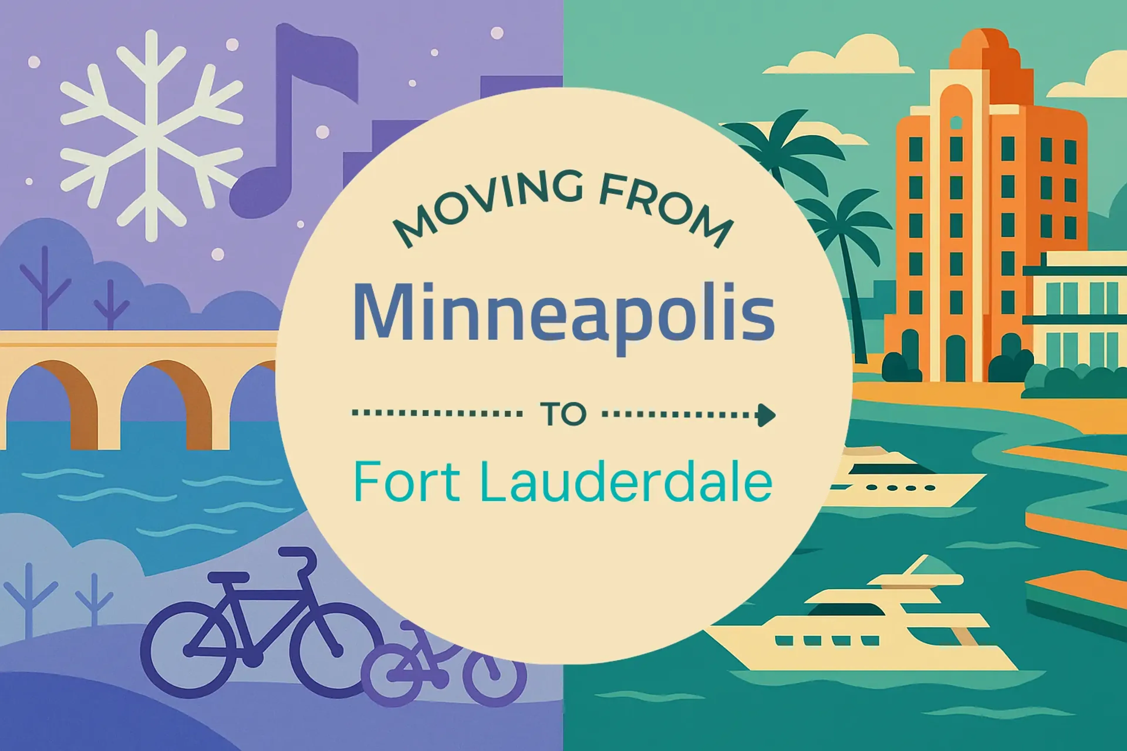 Side-by-side comparison of Minneapolis to Fort Lauderdale moving companies