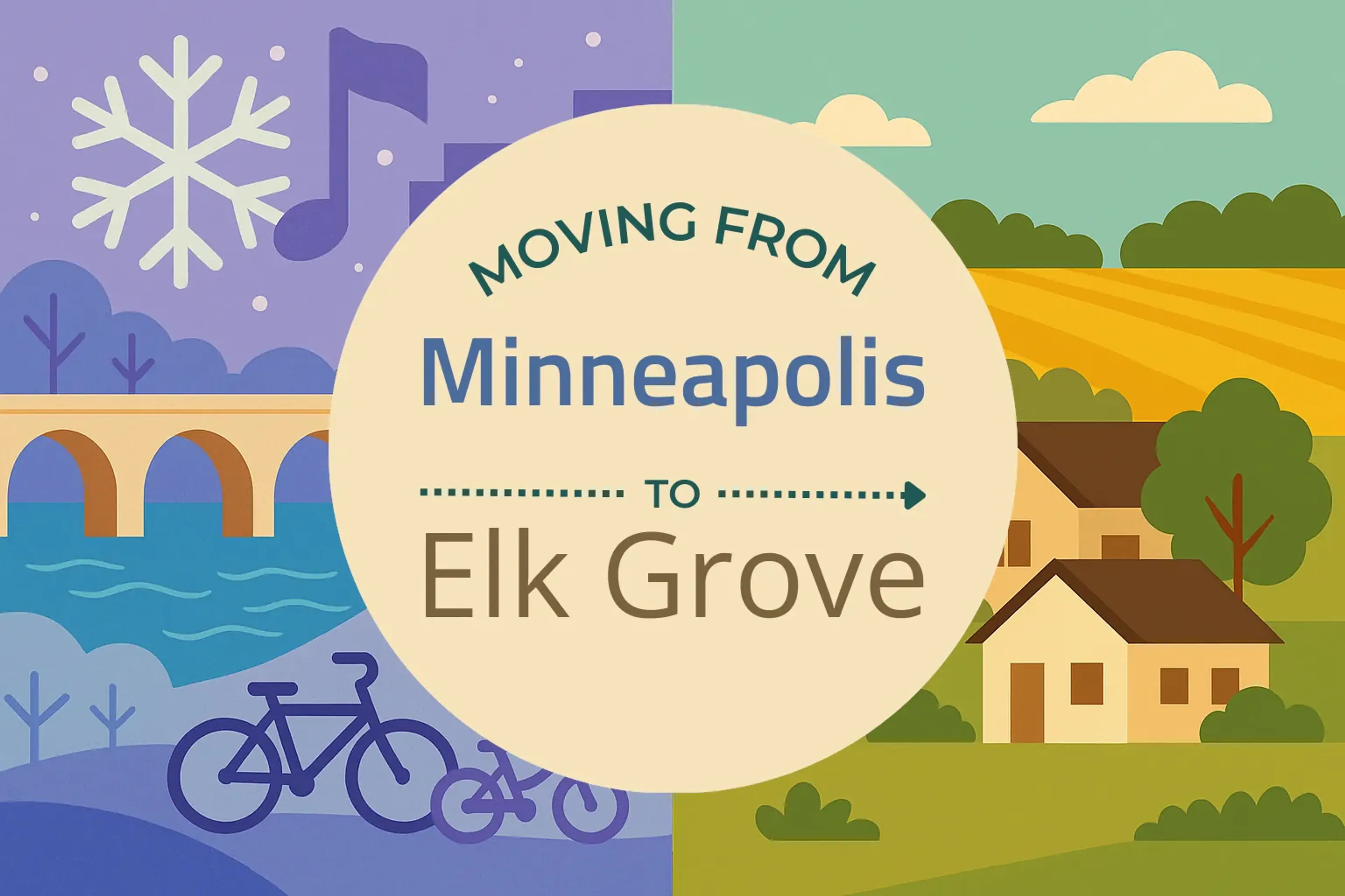 Side-by-side comparison of Minneapolis to Elk Grove moving companies
