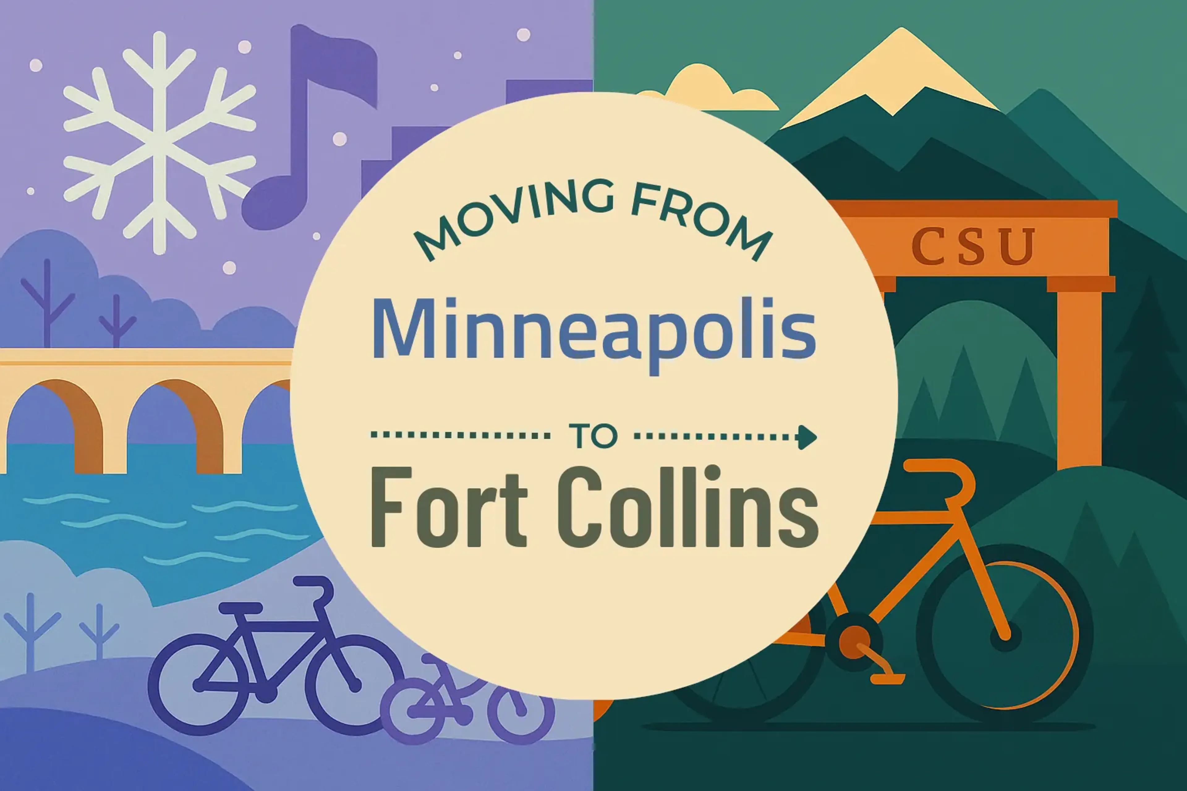 Side-by-side comparison of Minneapolis to Fort Collins moving companies