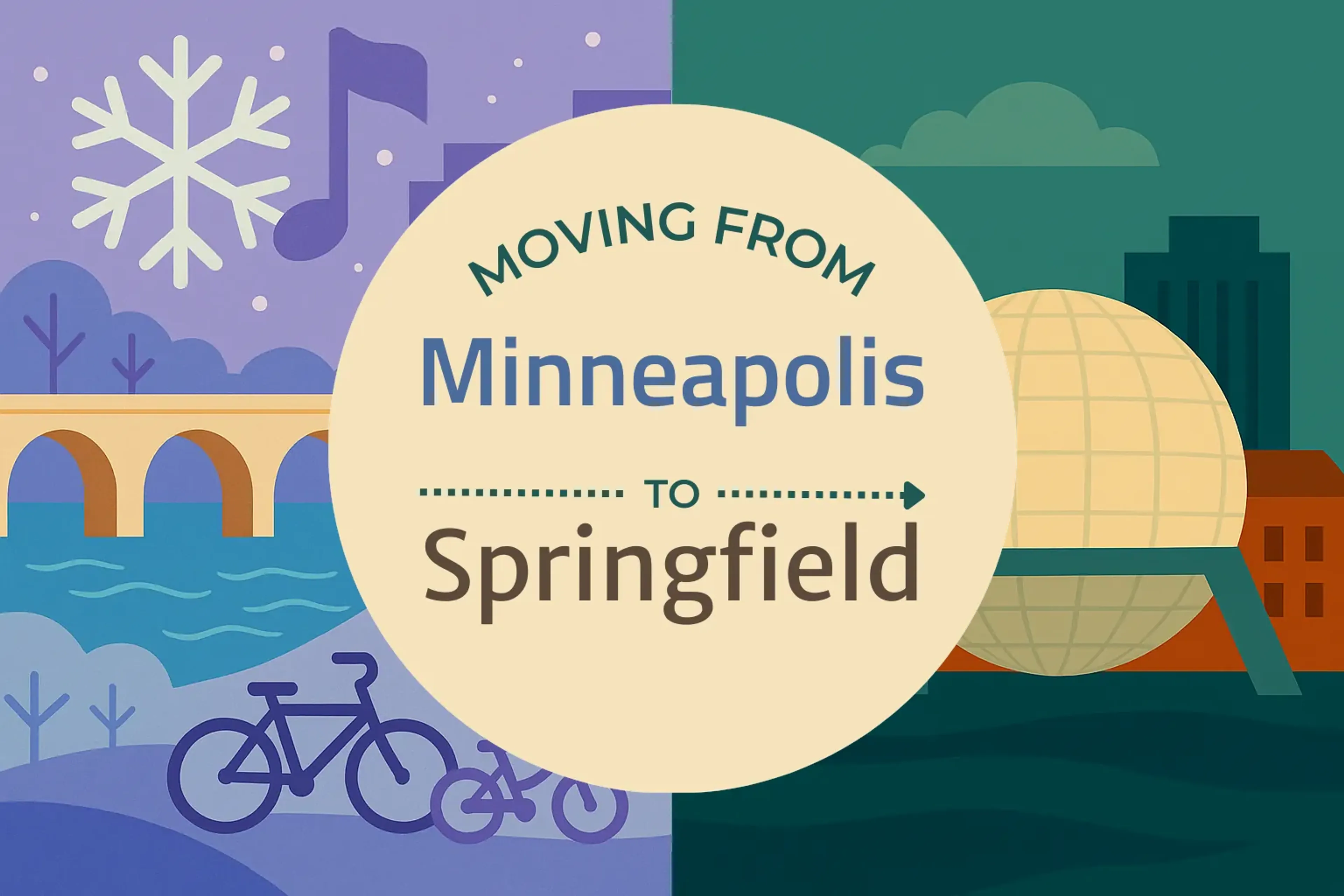 Side-by-side comparison of Minneapolis to Springfield moving companies