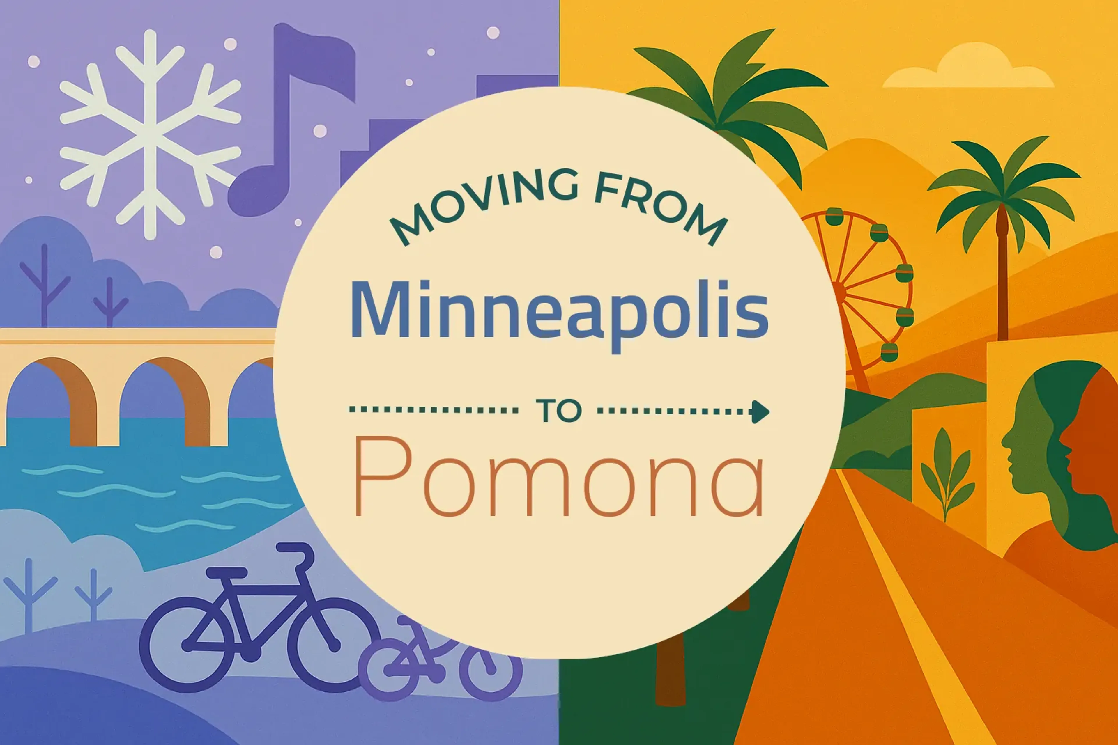 Side-by-side comparison of Minneapolis to Pomona moving companies