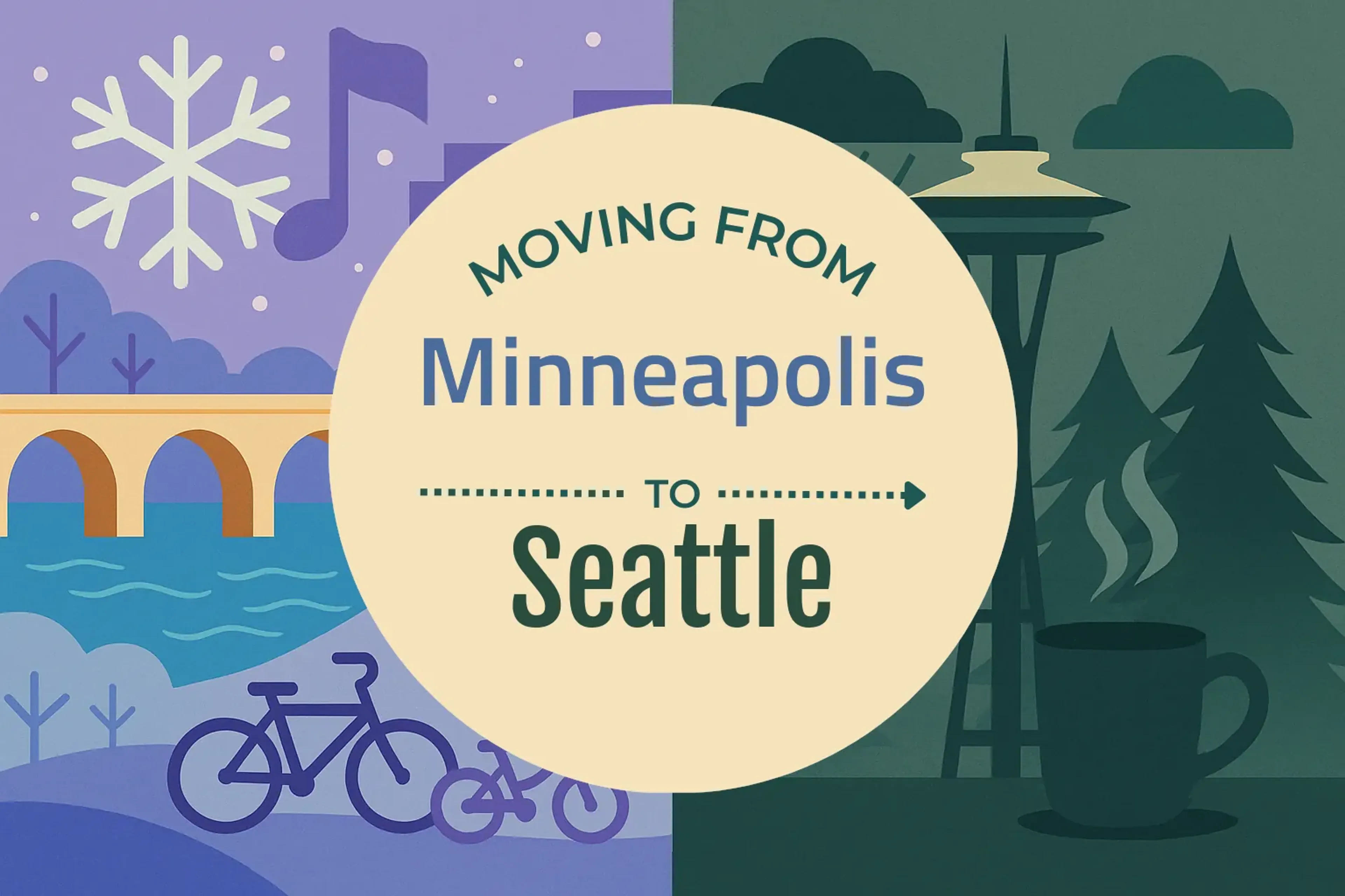 Side-by-side comparison of Minneapolis to Seattle moving companies