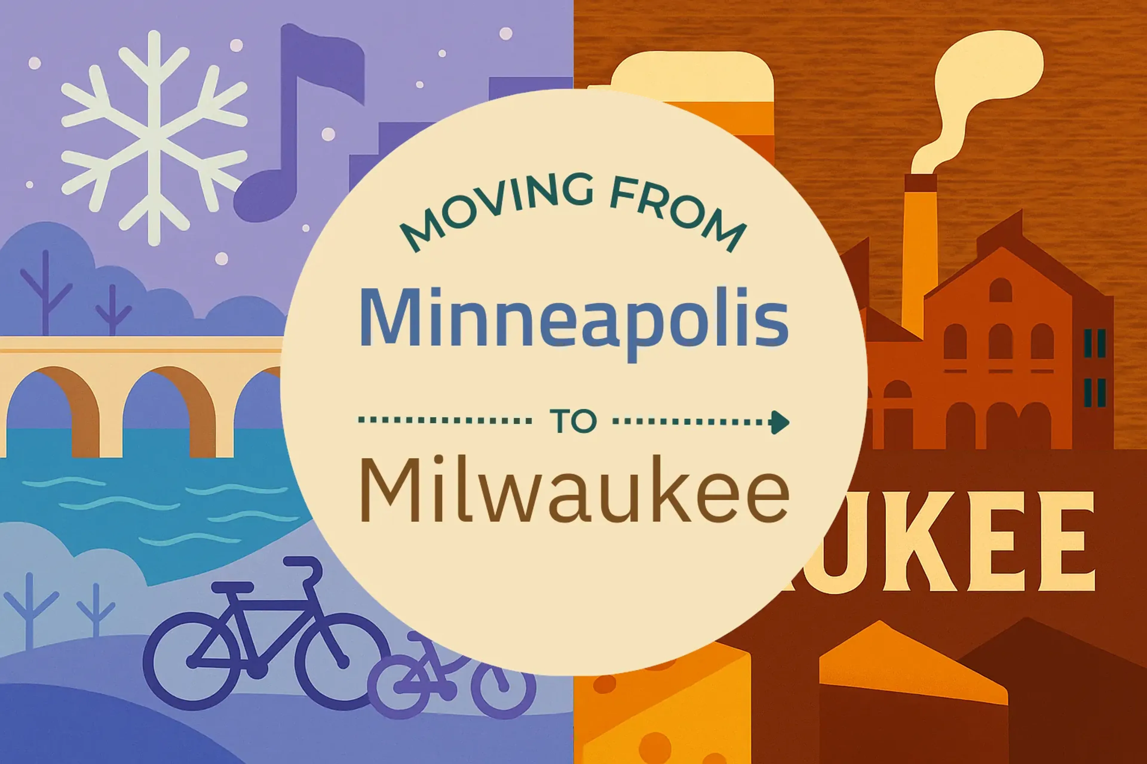 Side-by-side comparison of Minneapolis to Milwaukee moving companies