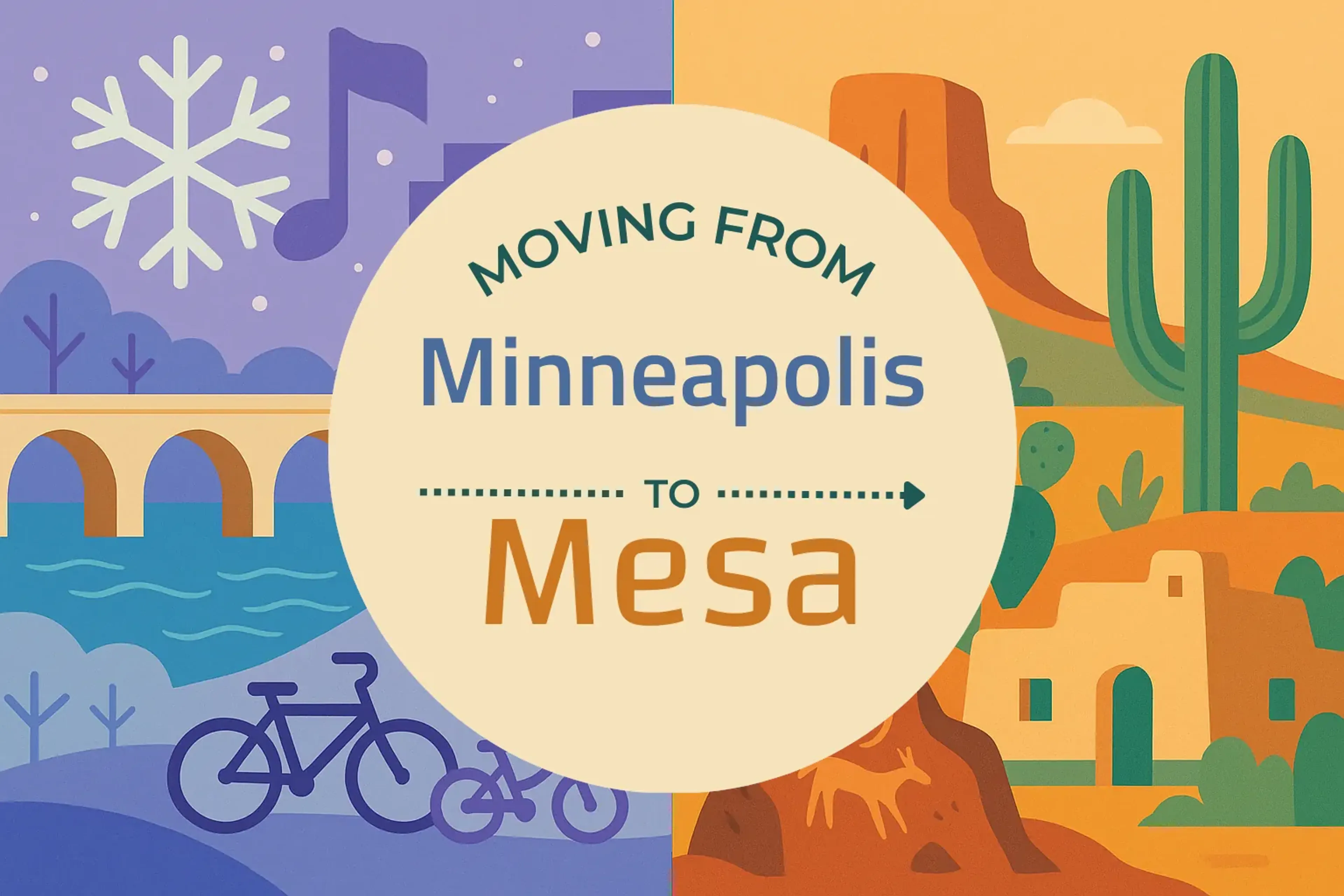 Side-by-side comparison of Minneapolis to Mesa moving companies