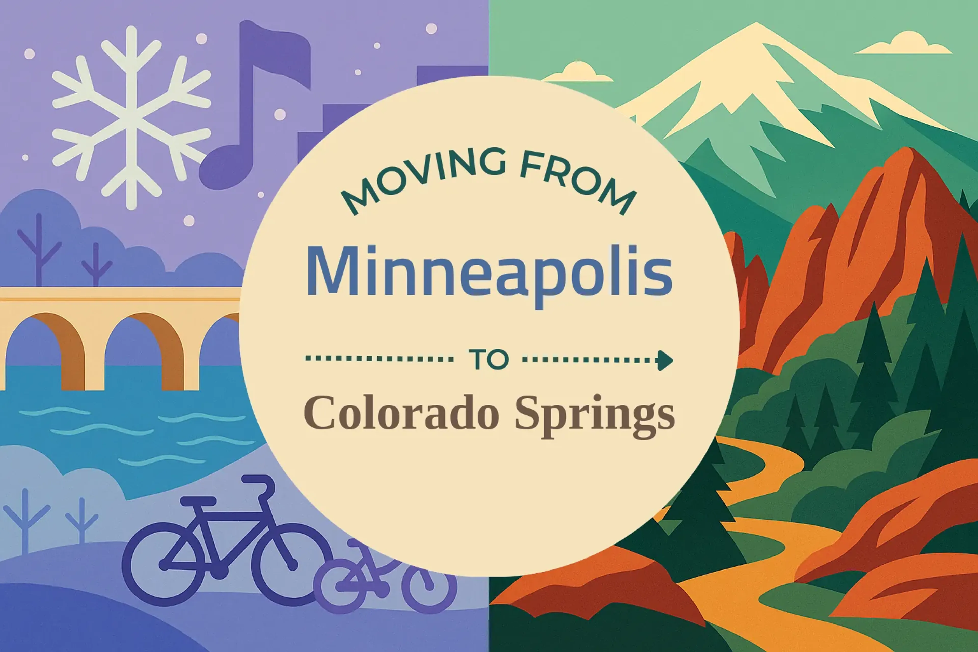 Side-by-side comparison of Minneapolis to Colorado Springs moving companies