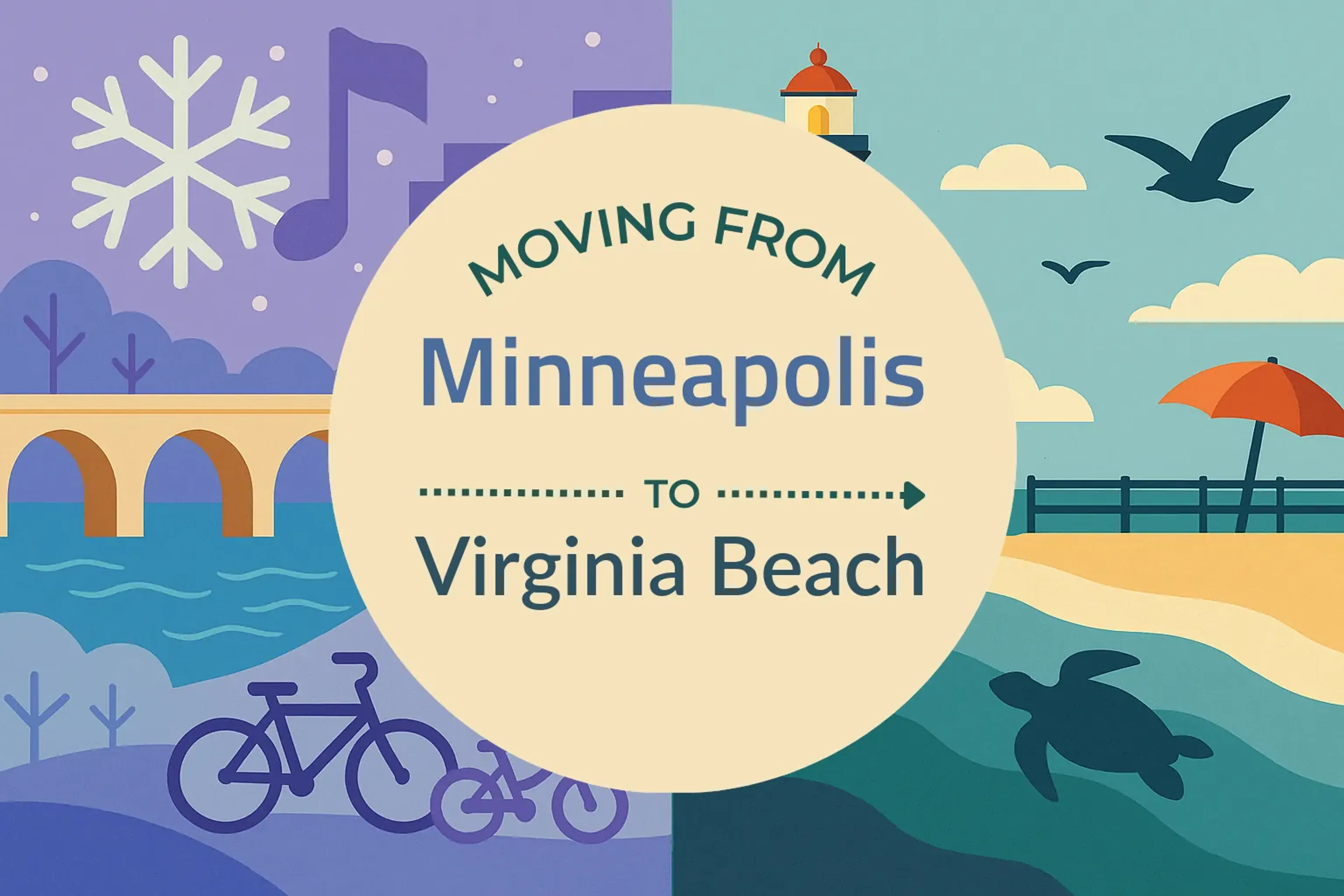 Side-by-side comparison of Minneapolis to Virginia Beach moving companies
