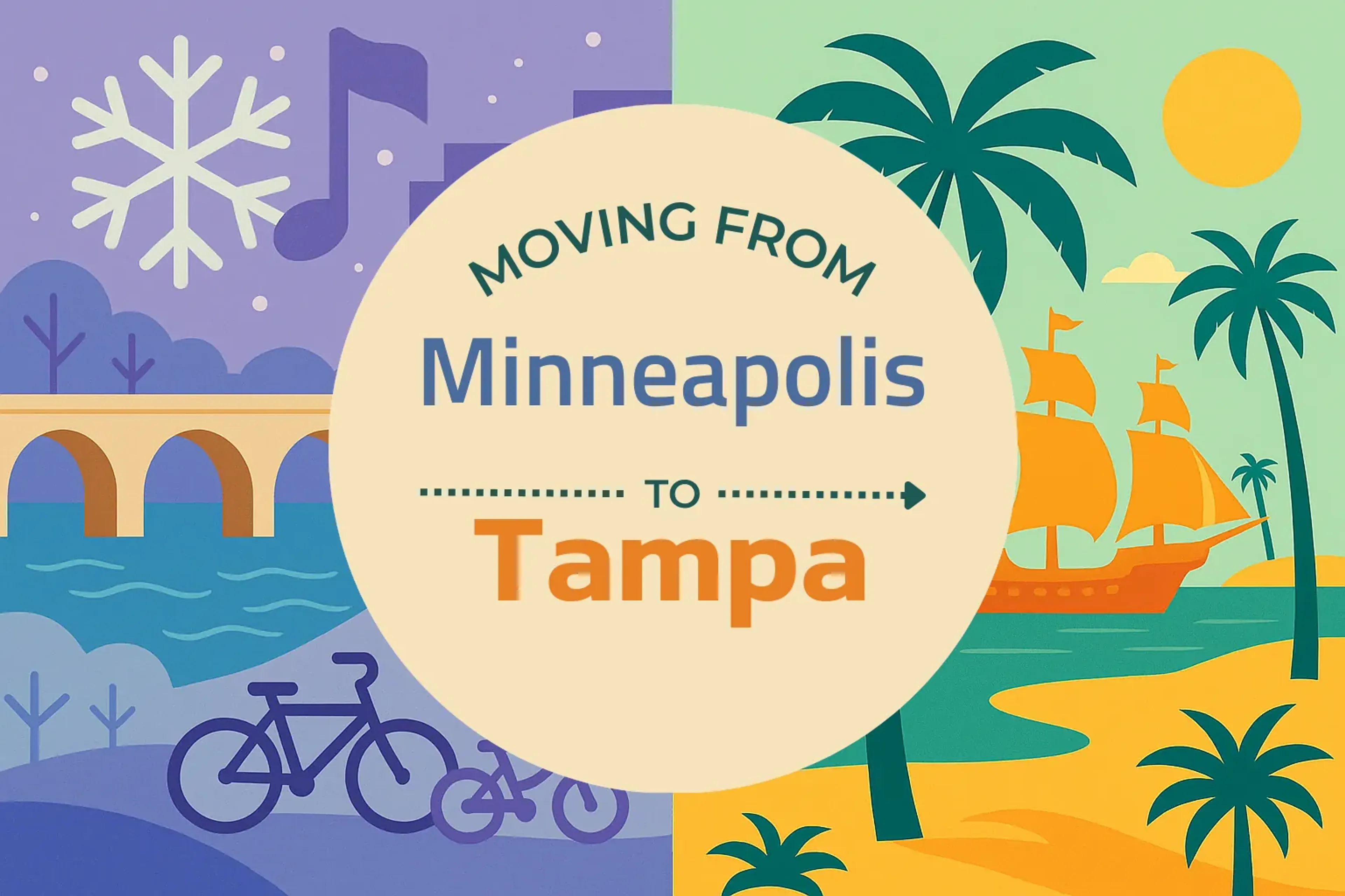 Side-by-side comparison of Minneapolis to Tampa moving companies