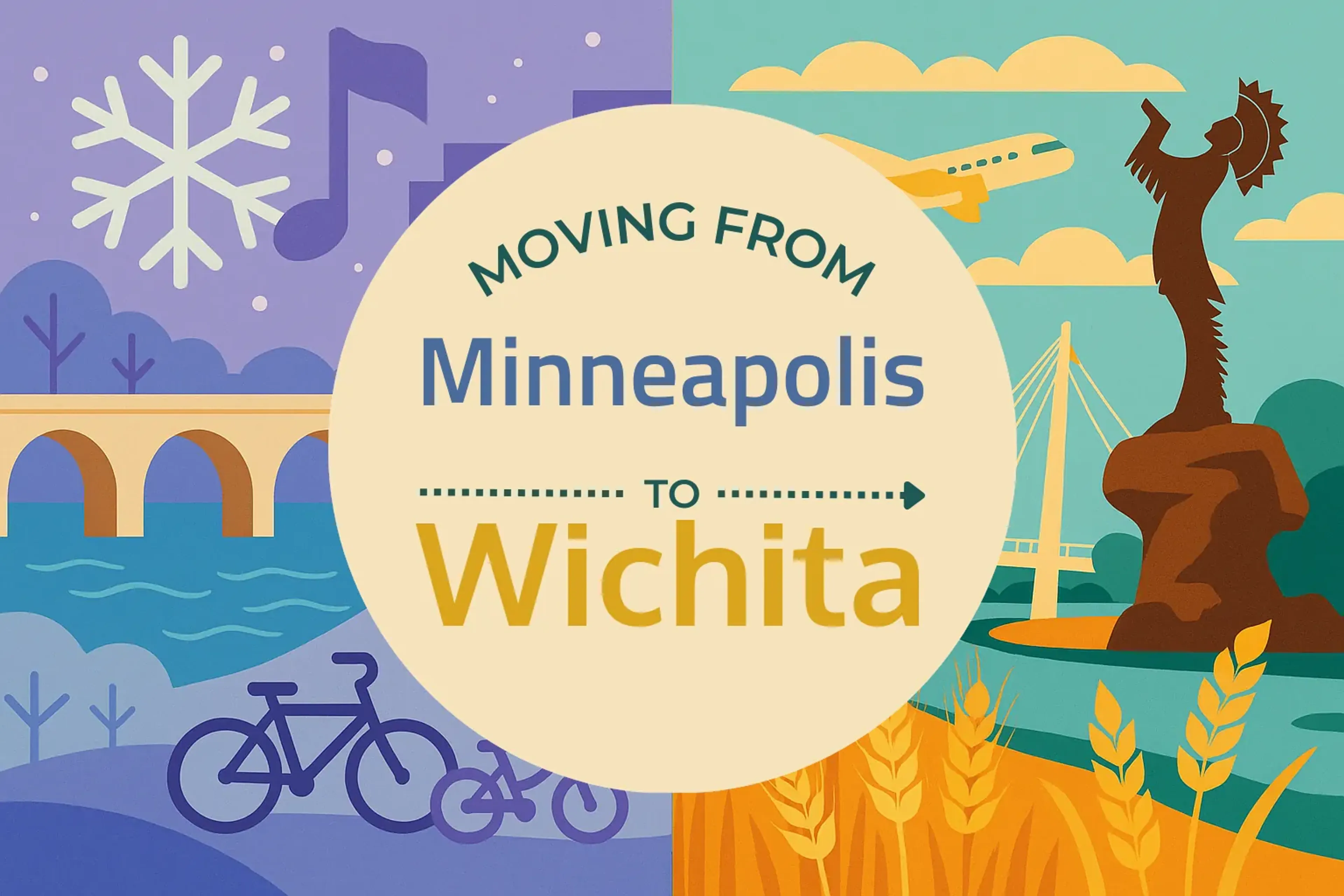 Side-by-side comparison of Minneapolis to Wichita moving companies