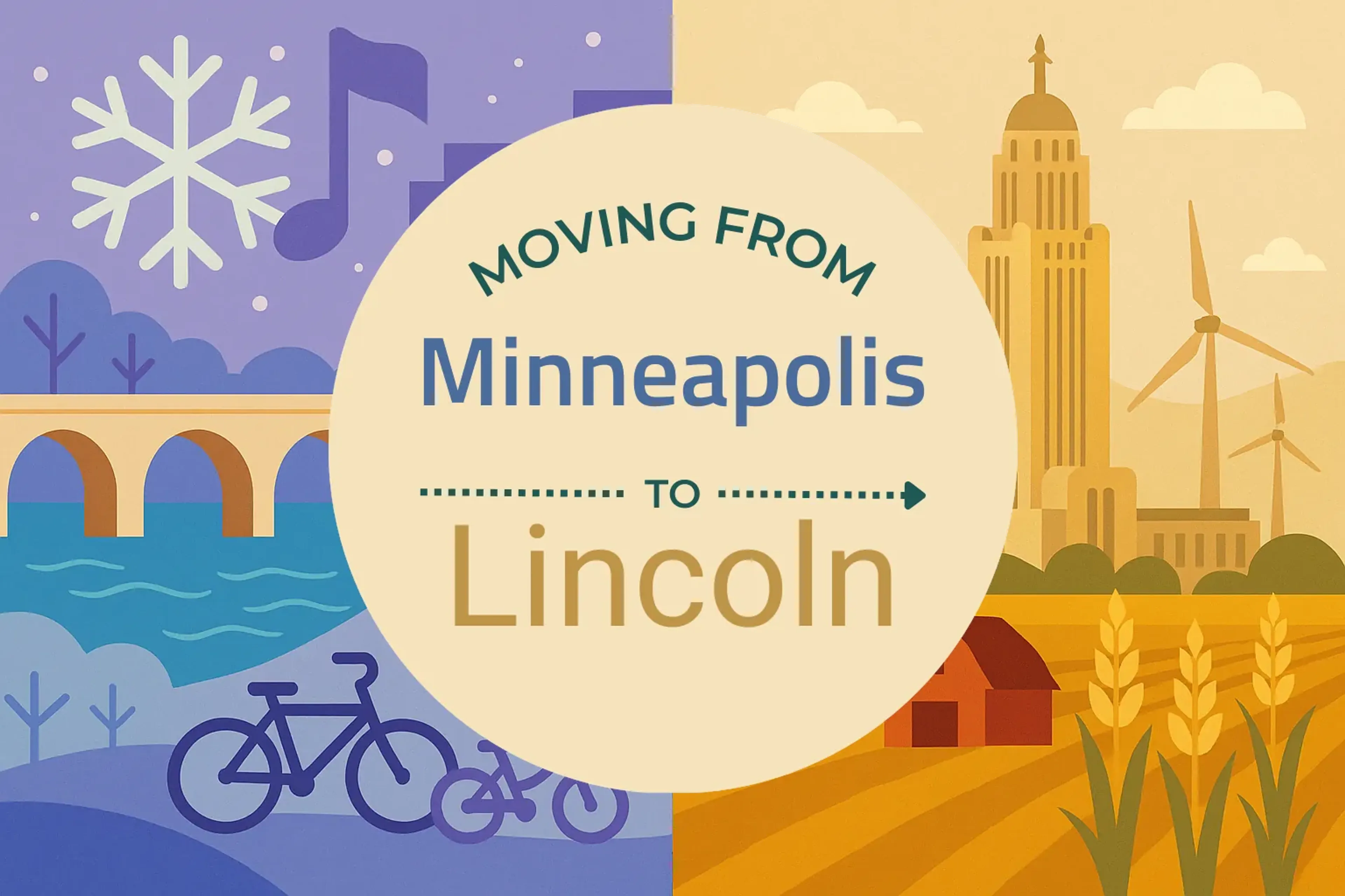 Side-by-side comparison of Minneapolis to Lincoln moving companies
