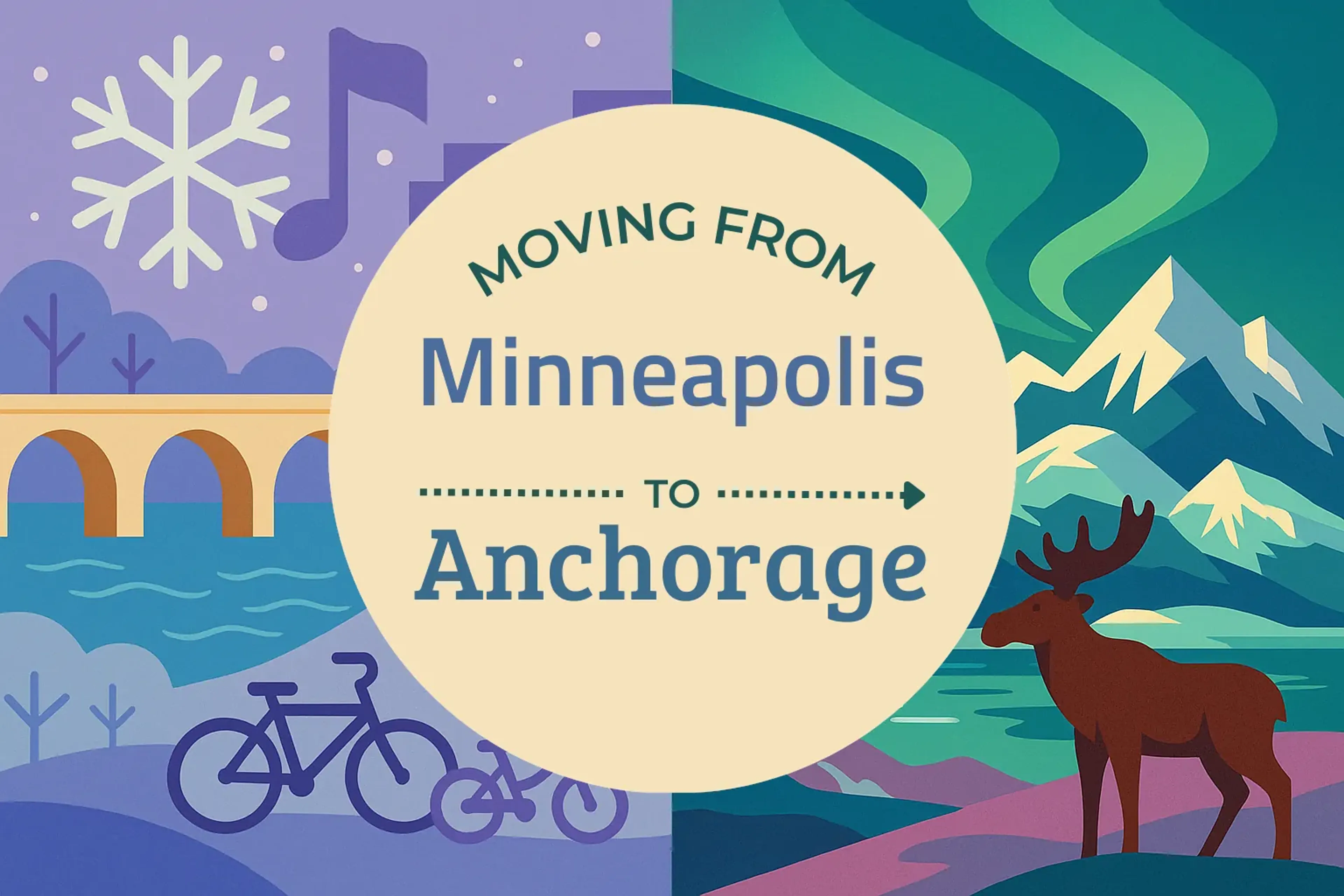 Side-by-side comparison of Minneapolis to Anchorage moving companies