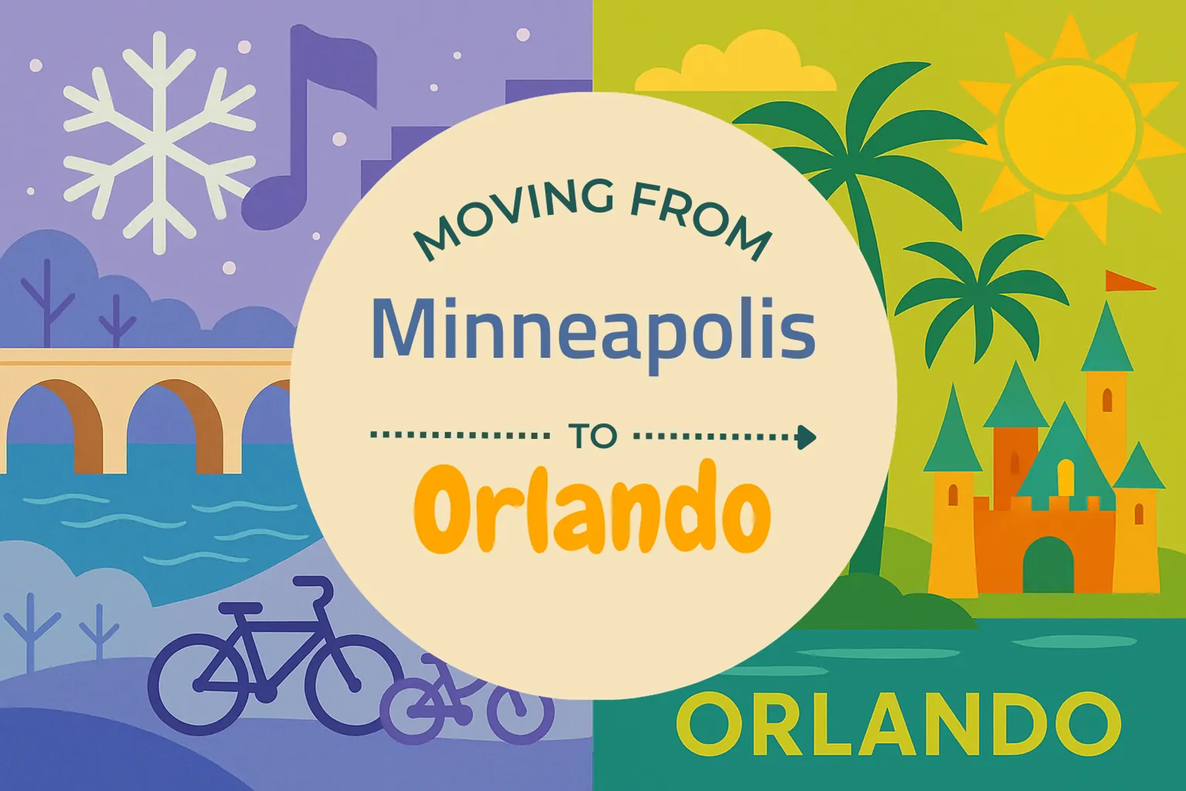 Side-by-side comparison of Minneapolis to Orlando moving companies