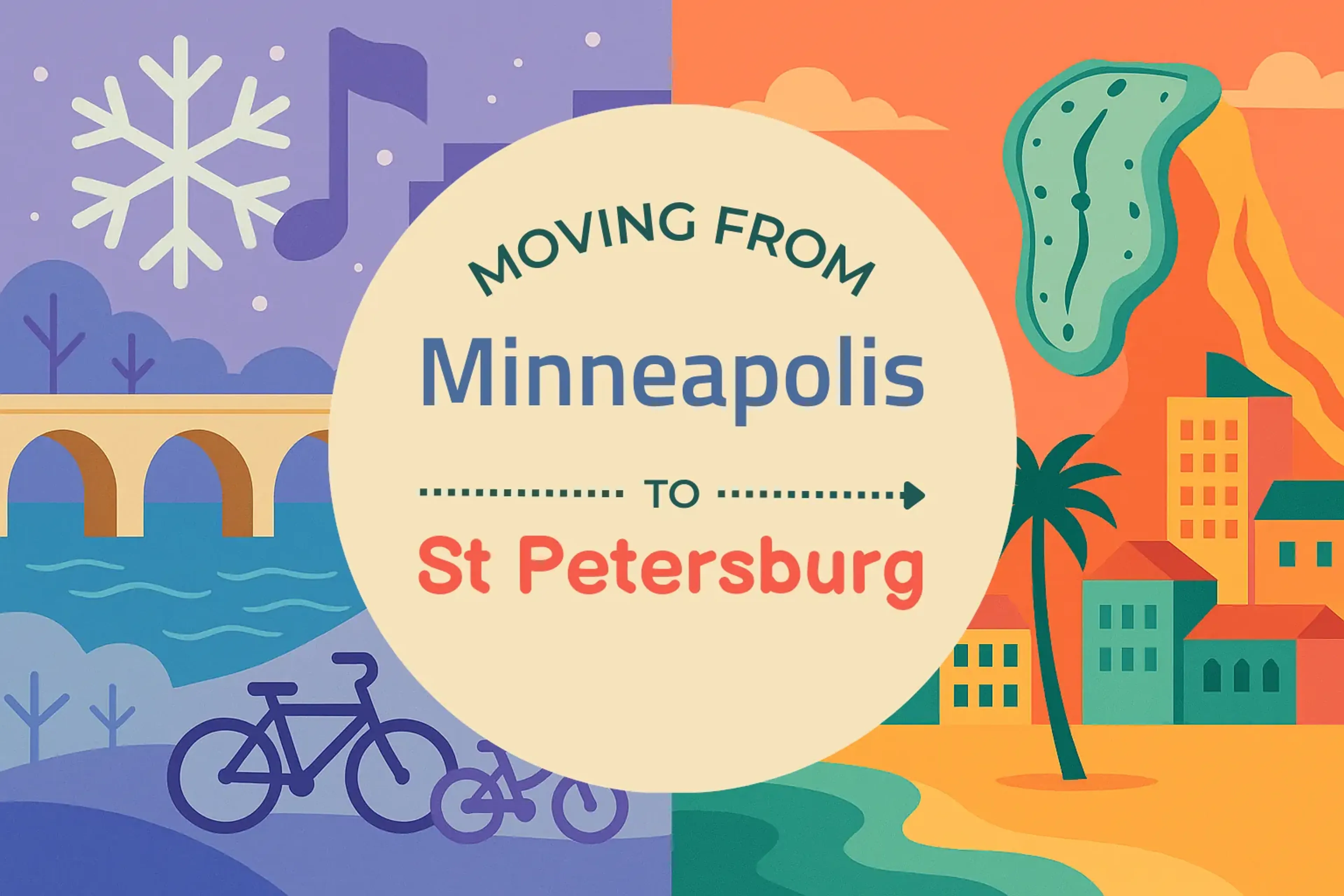 Side-by-side comparison of Minneapolis to St. Petersburg moving companies