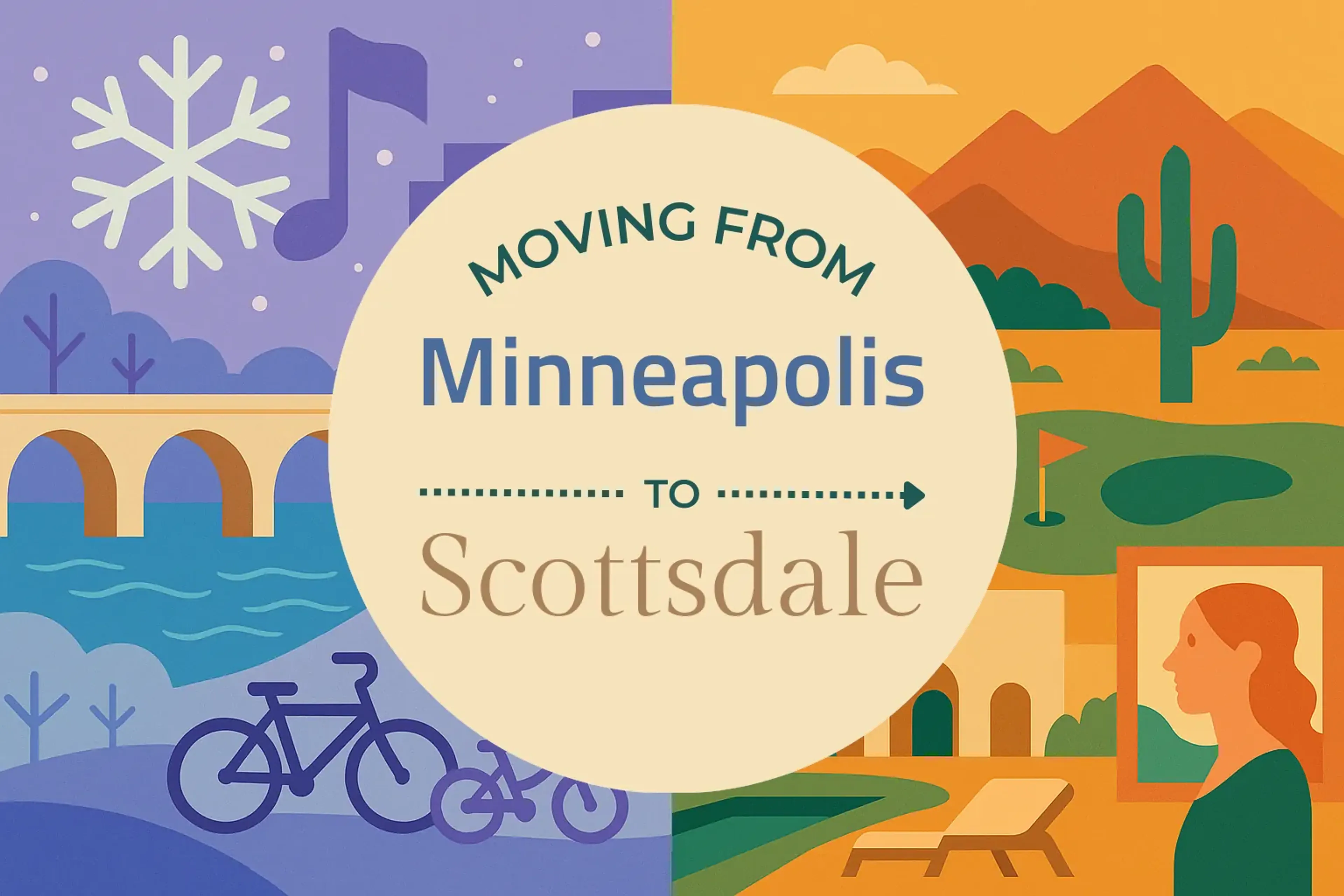 Side-by-side comparison of Minneapolis to Scottsdale moving companies