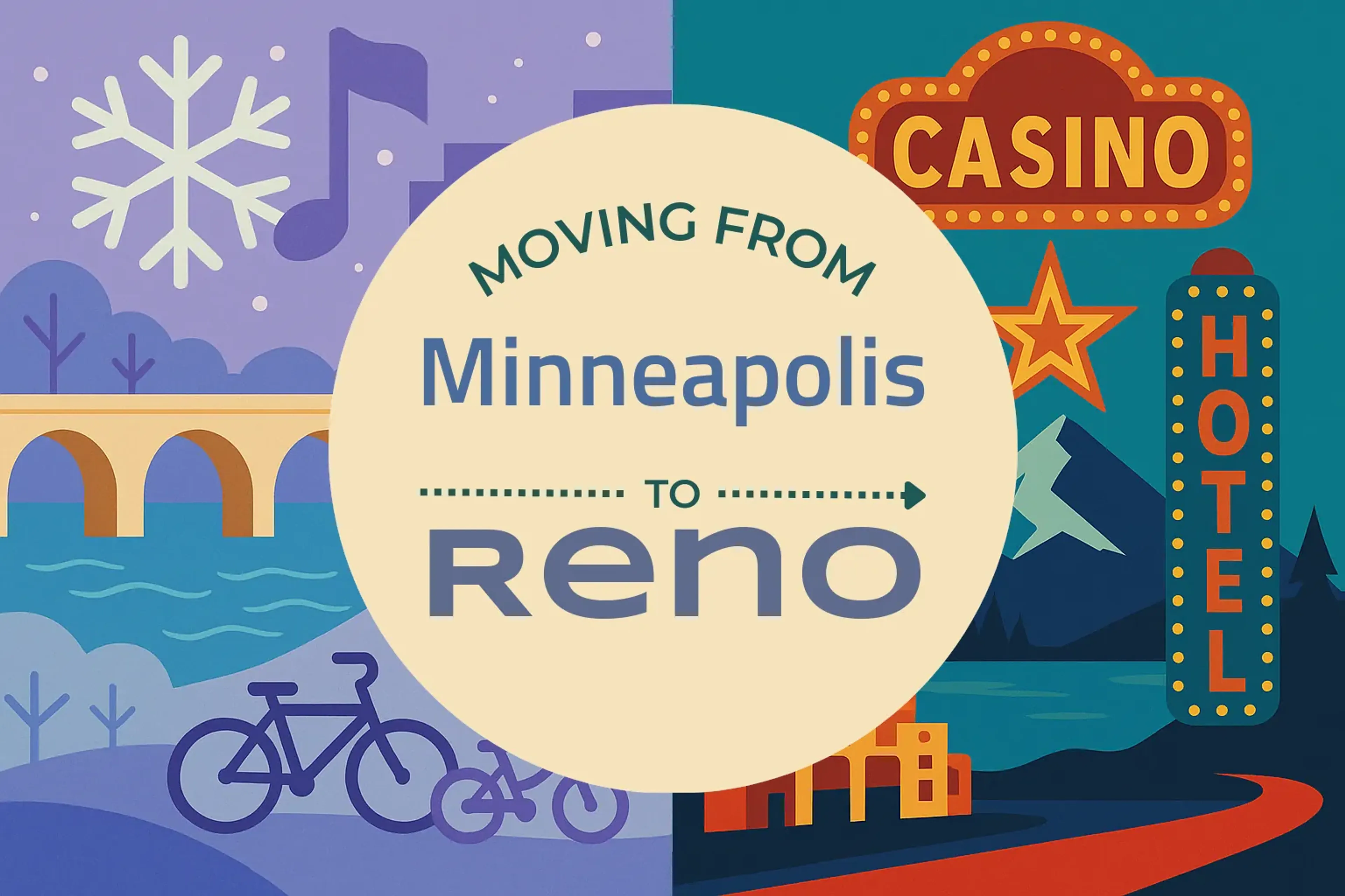 Side-by-side comparison of Minneapolis to Reno moving companies