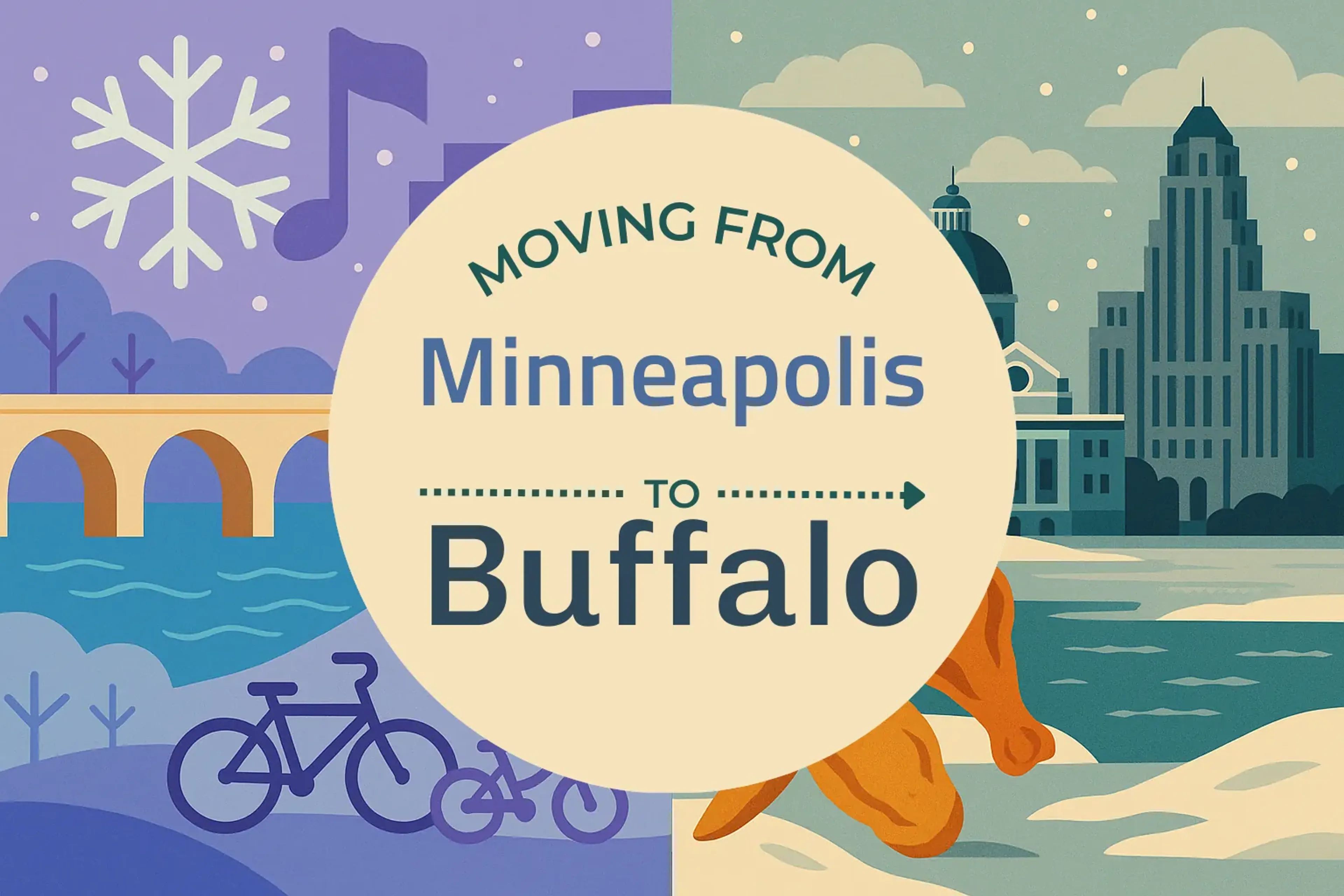 Side-by-side comparison of Minneapolis to Buffalo moving companies