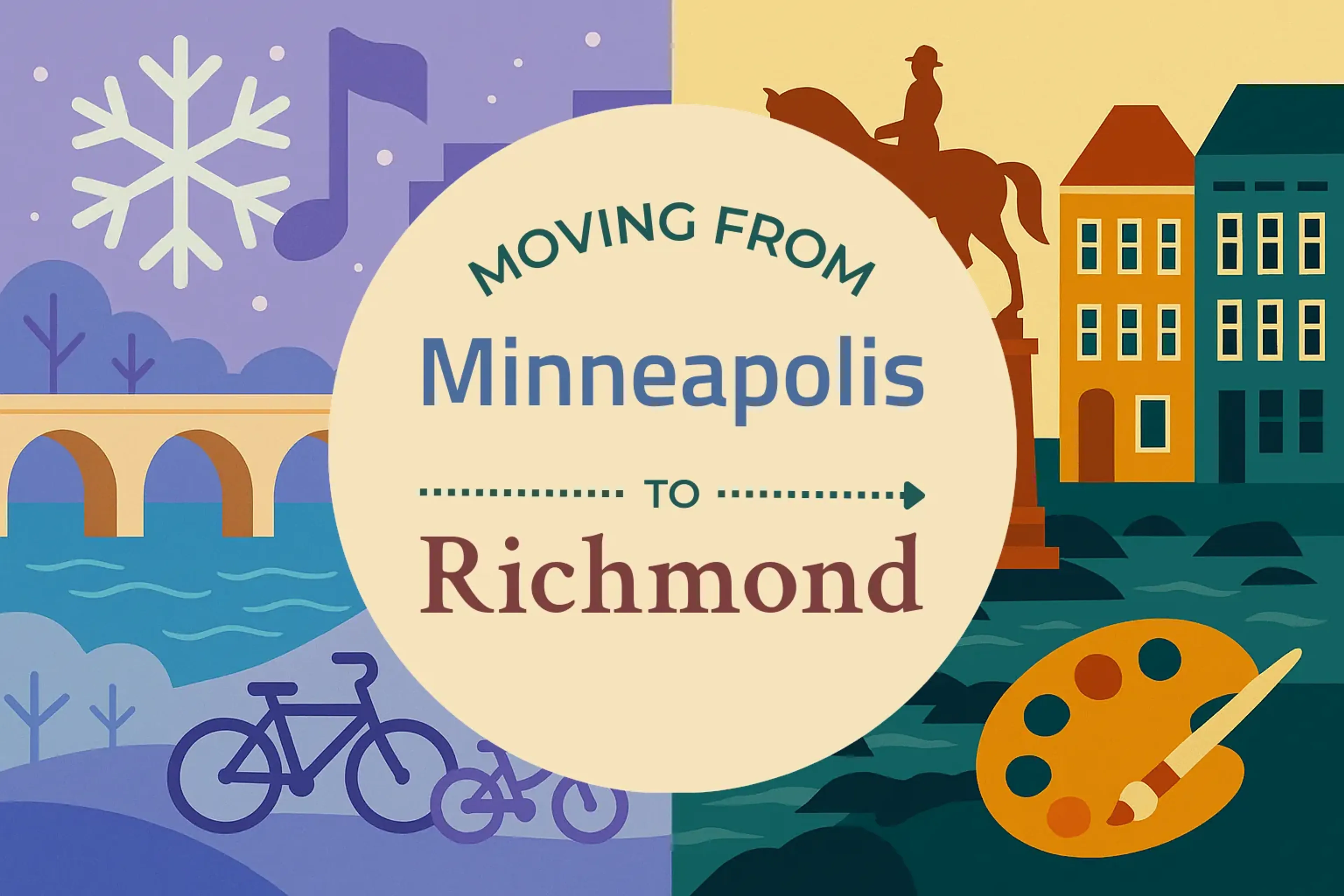 Side-by-side comparison of Minneapolis to Richmond moving companies