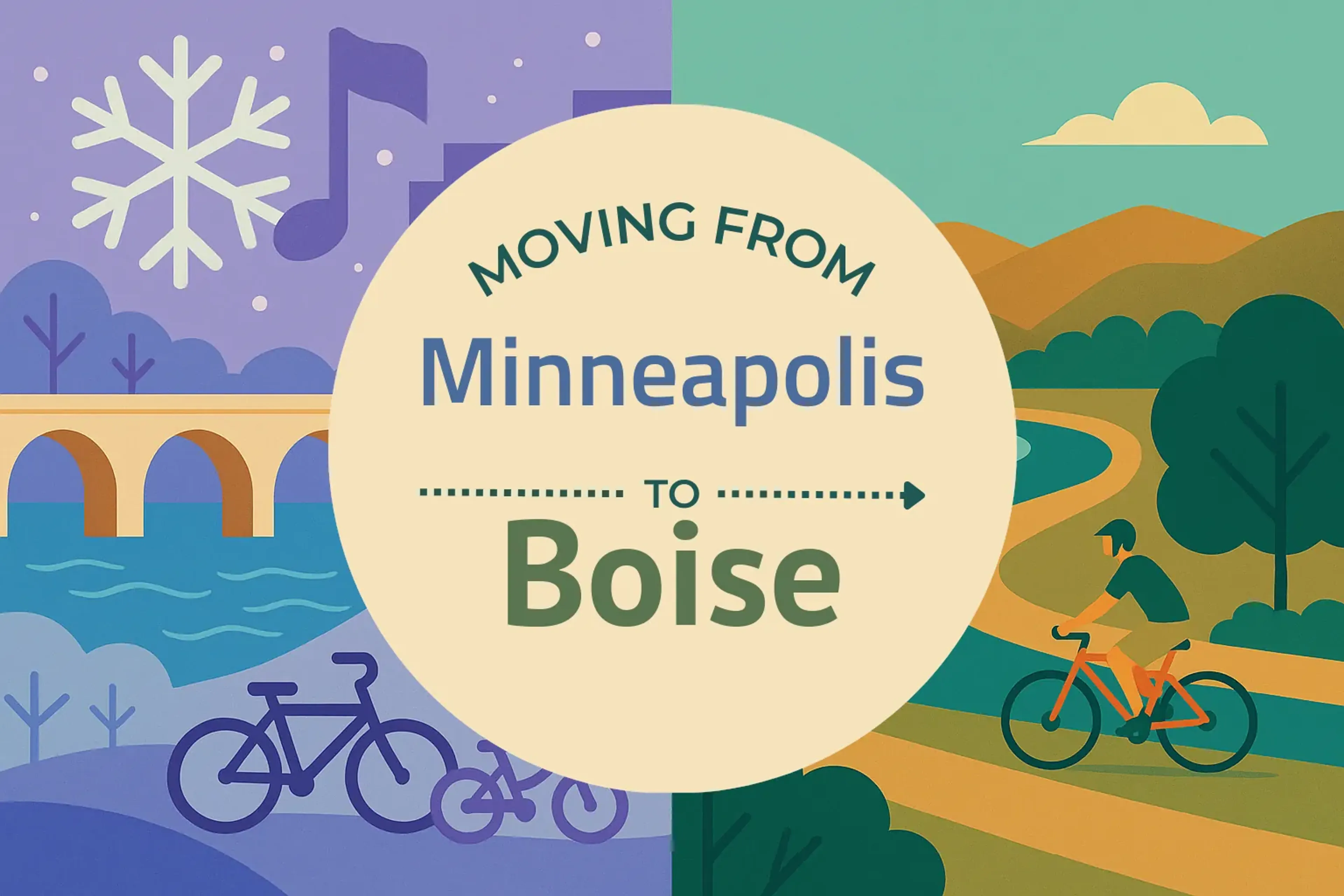 Side-by-side comparison of Minneapolis to Boise moving companies