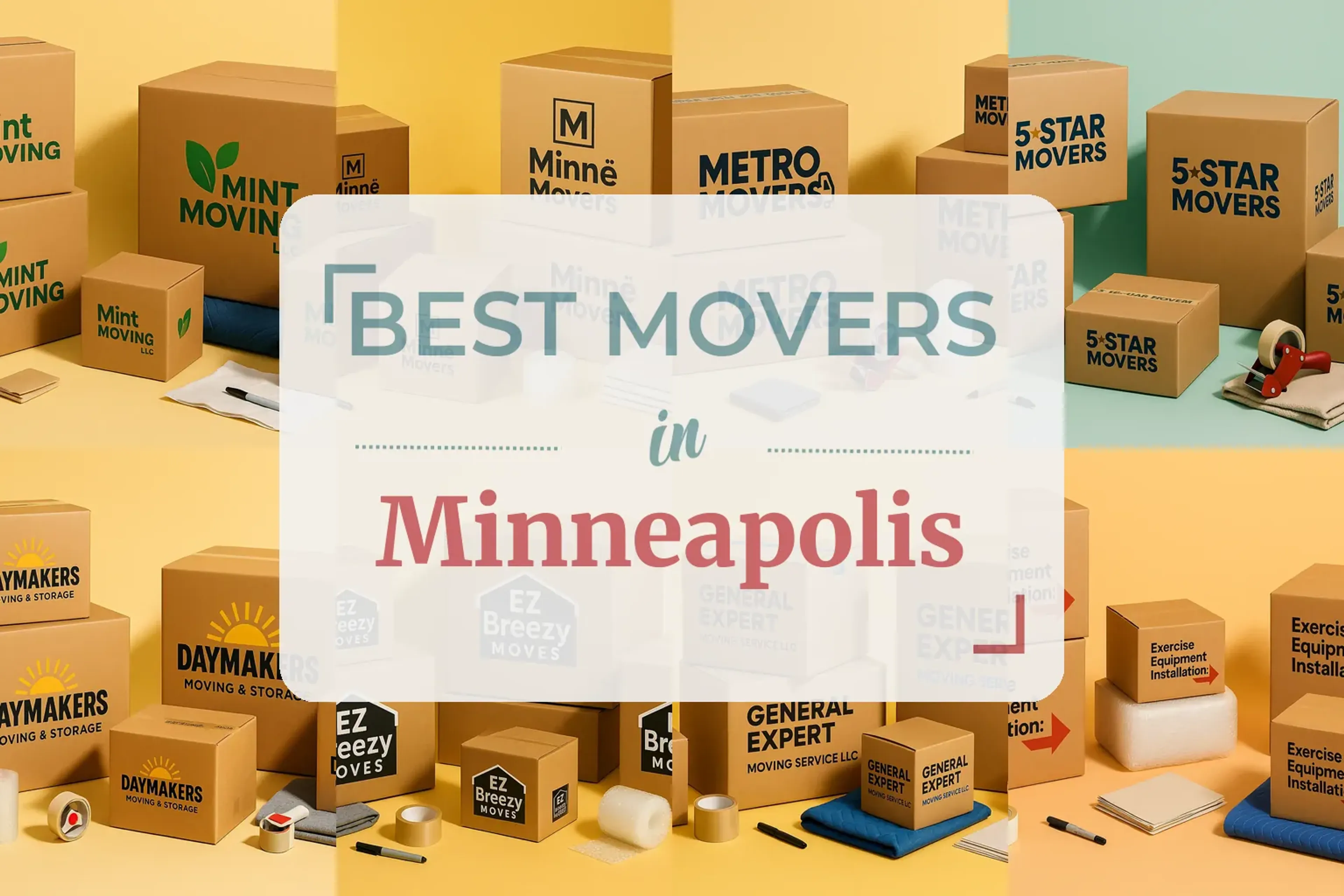 Side-by-side comparison of Minneapolis moving companies