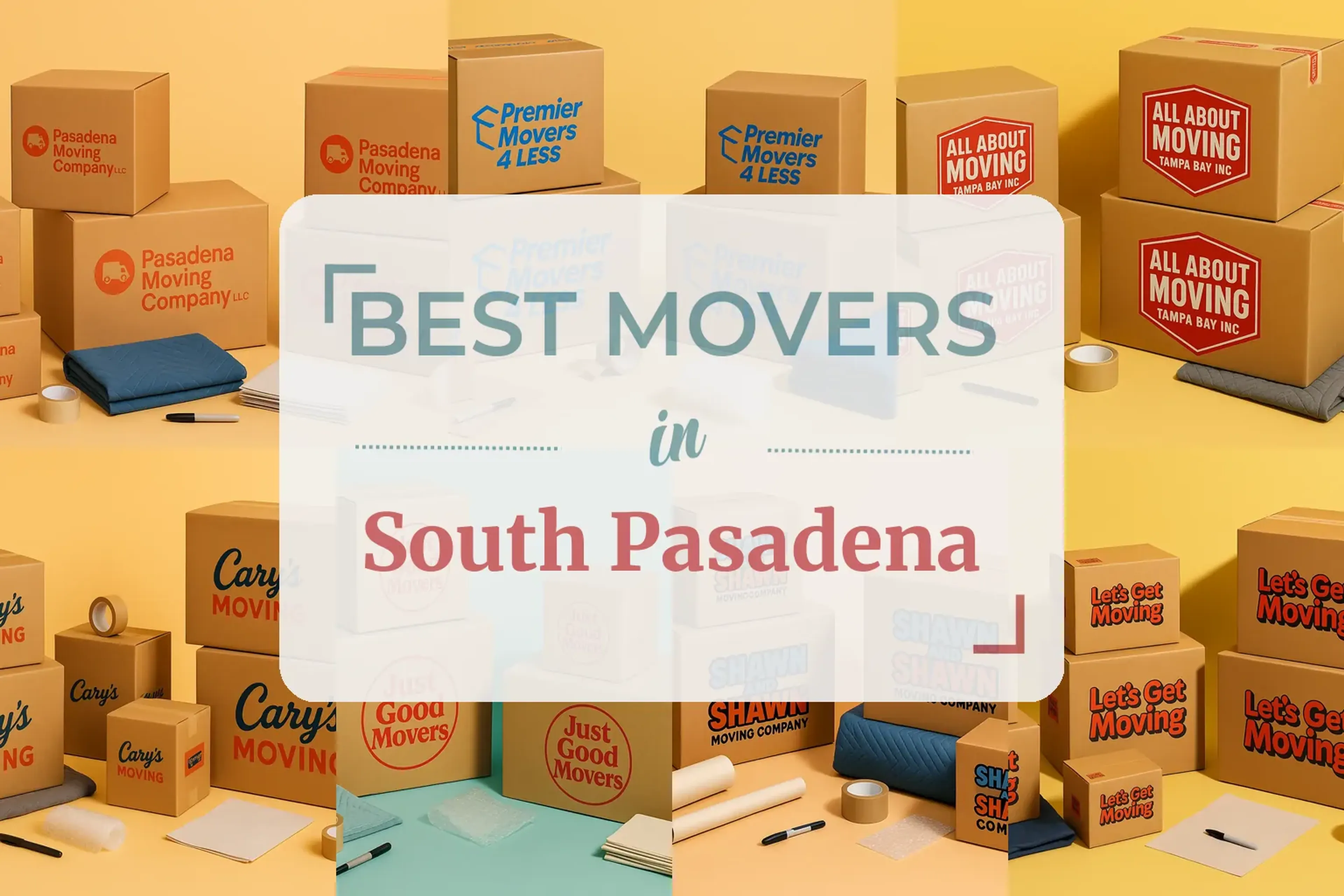 Side-by-side comparison of South Pasadena moving companies