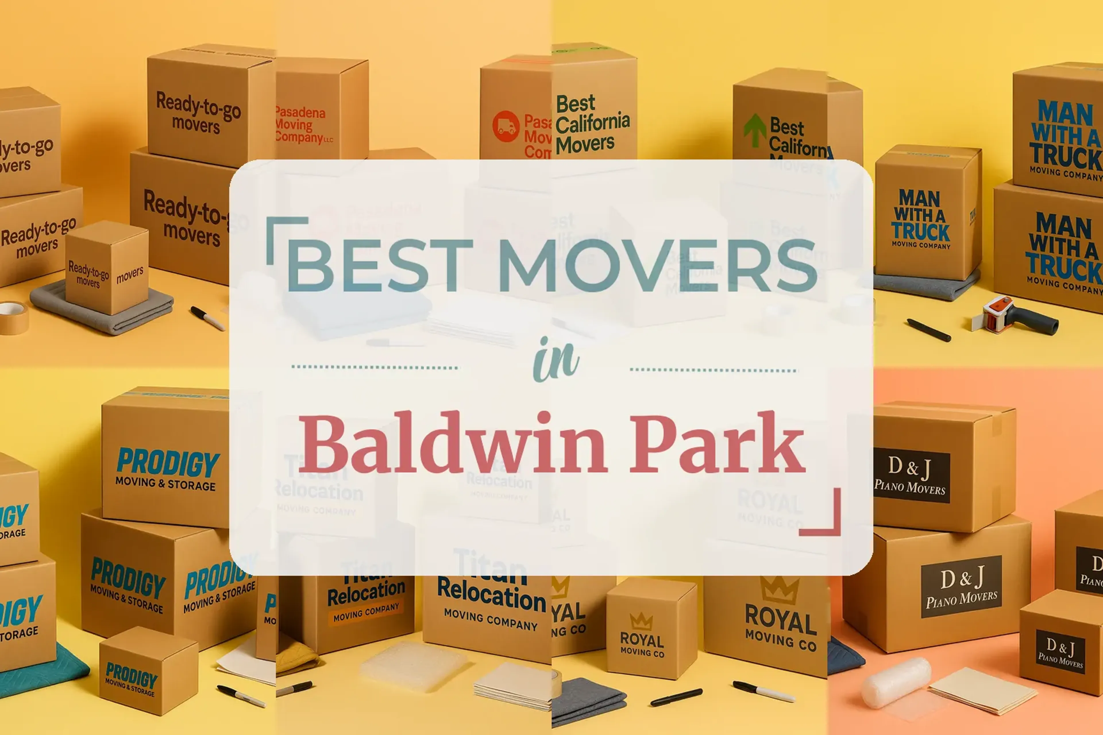 Side-by-side comparison of Baldwin Park moving companies