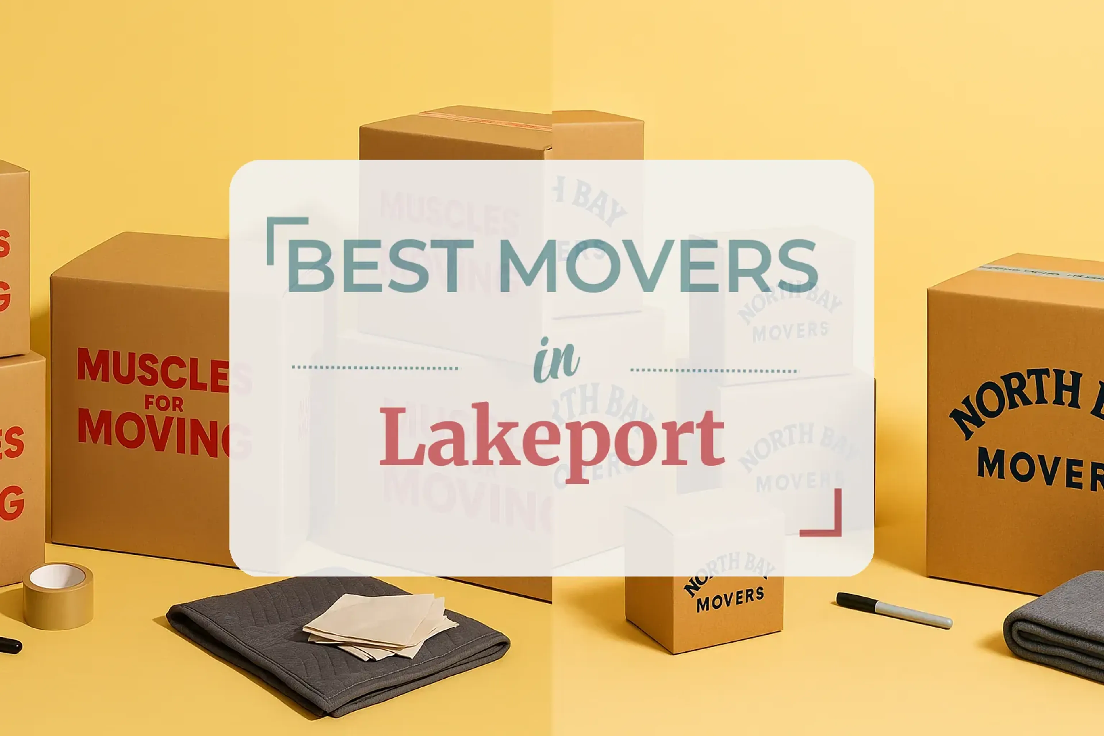 Side-by-side comparison of Lakeport moving companies