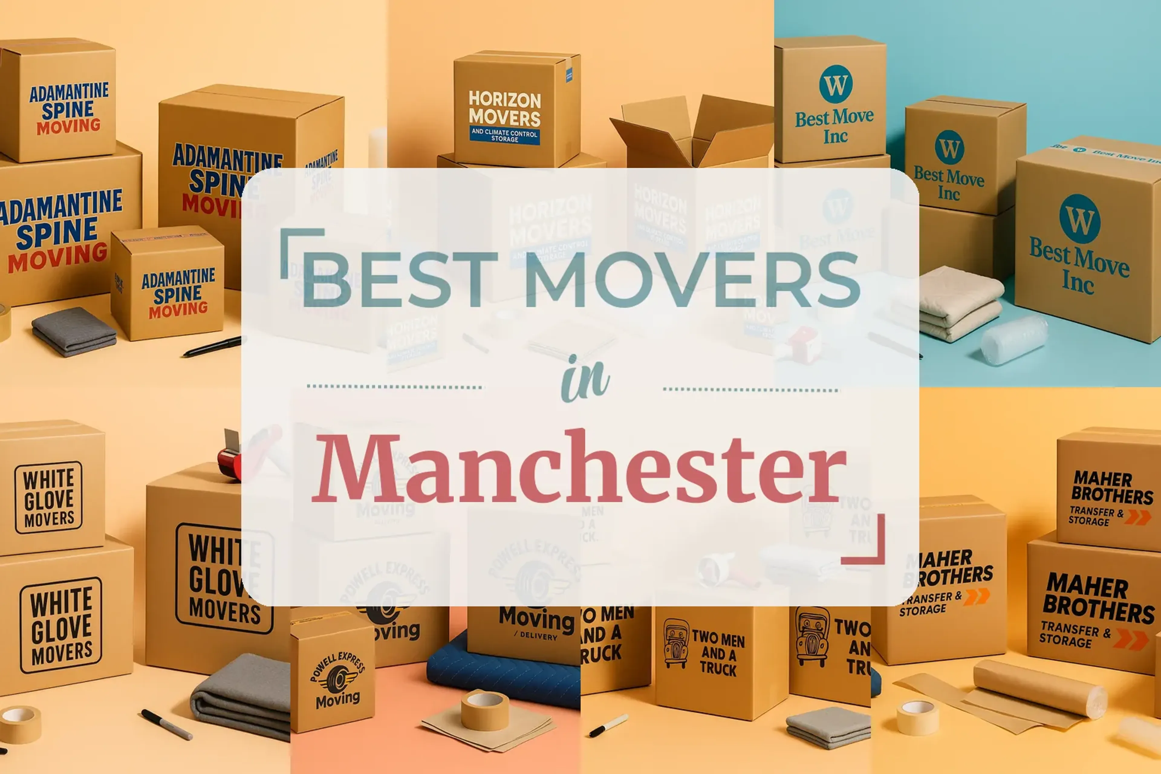 Side-by-side comparison of Manchester moving companies
